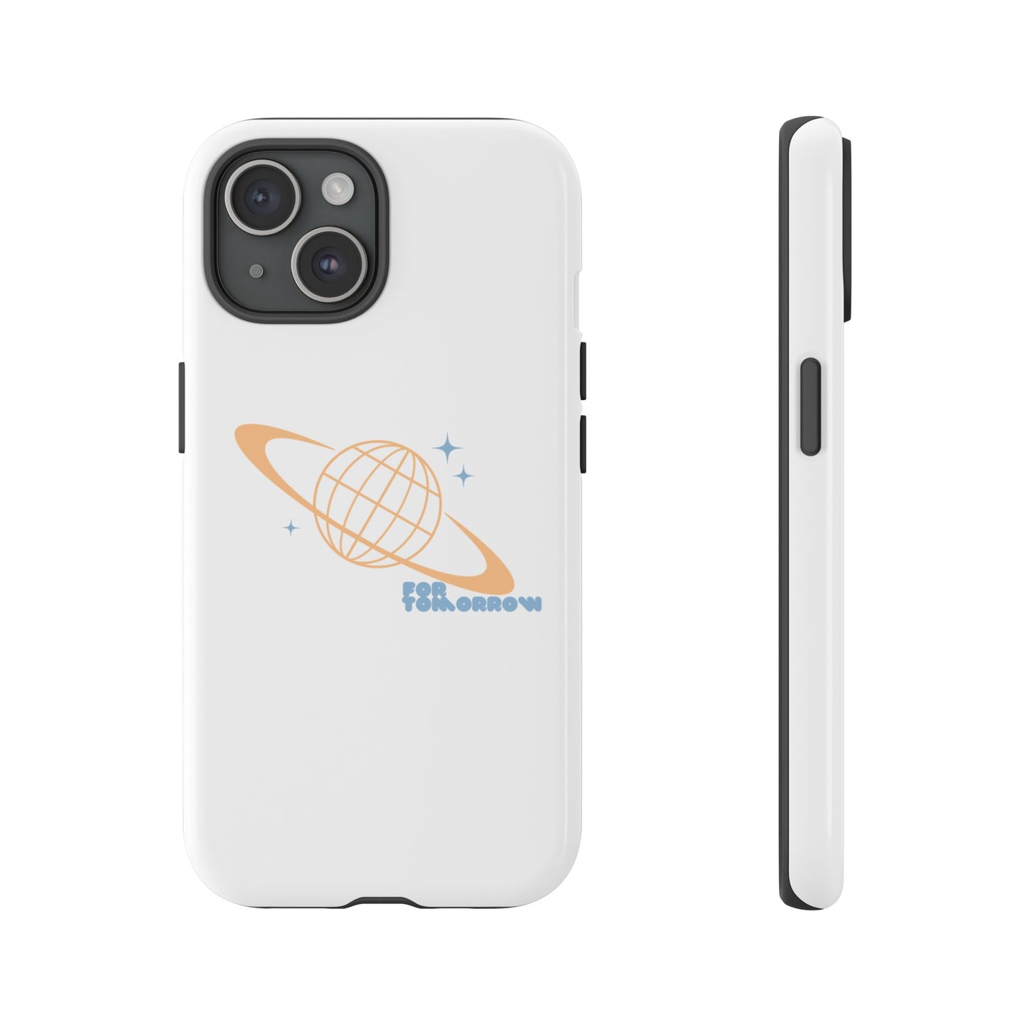 For Tomorrow - Give Me Space Tough iPhone Case White