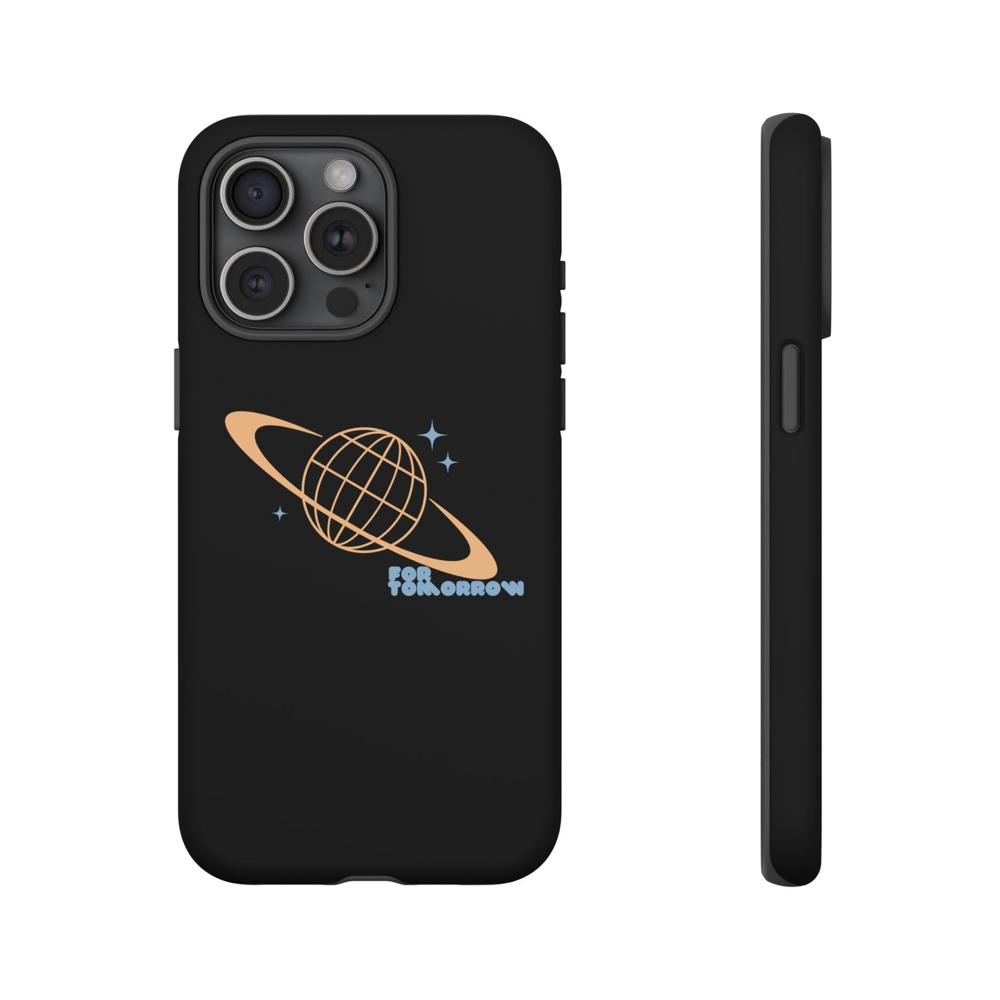 For Tomorrow - Give Me Space Tough iPhone Case Black