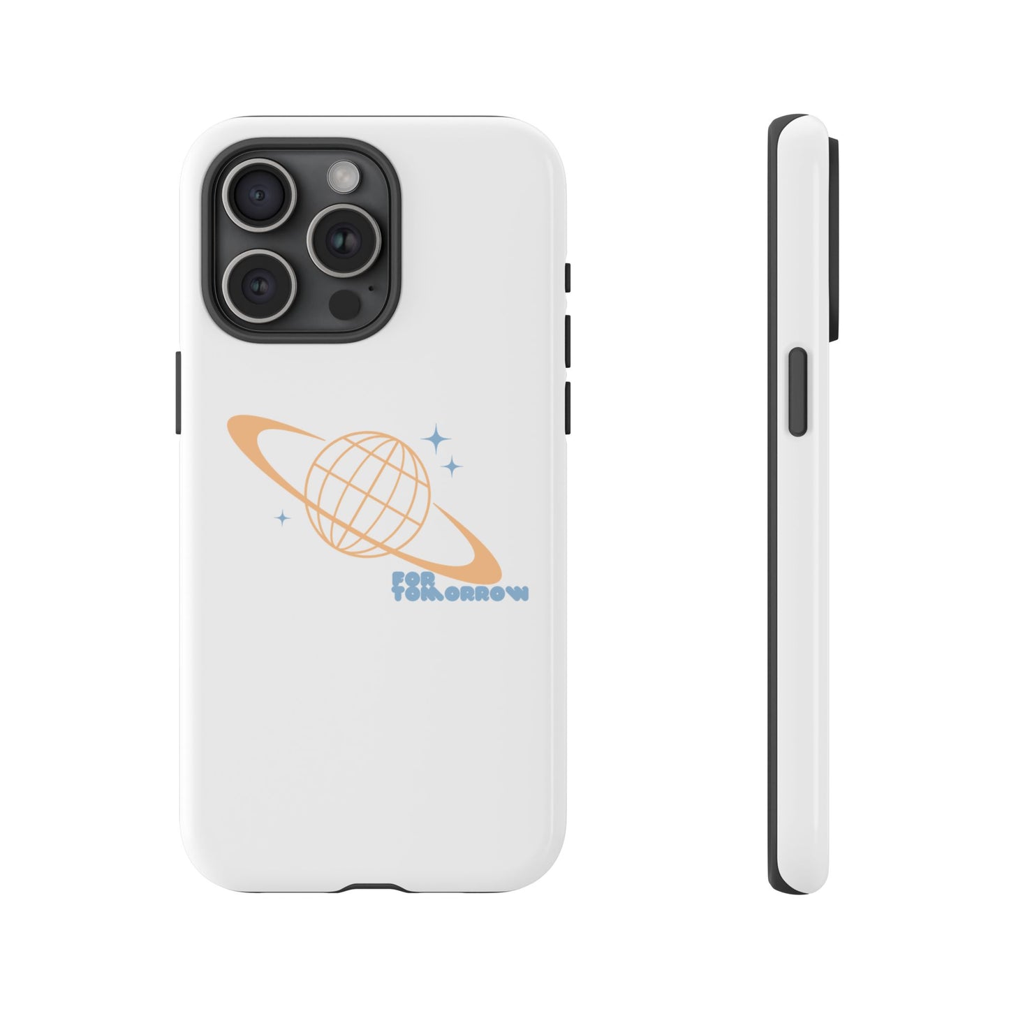 For Tomorrow - Give Me Space Tough iPhone Case White