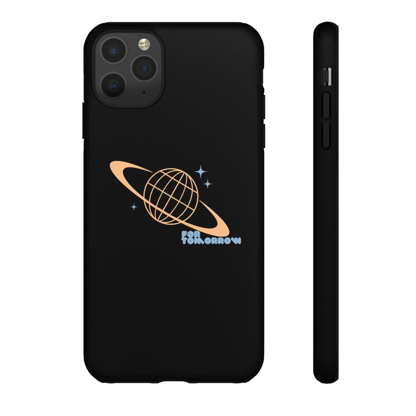 For Tomorrow - Give Me Space Tough iPhone Case Black