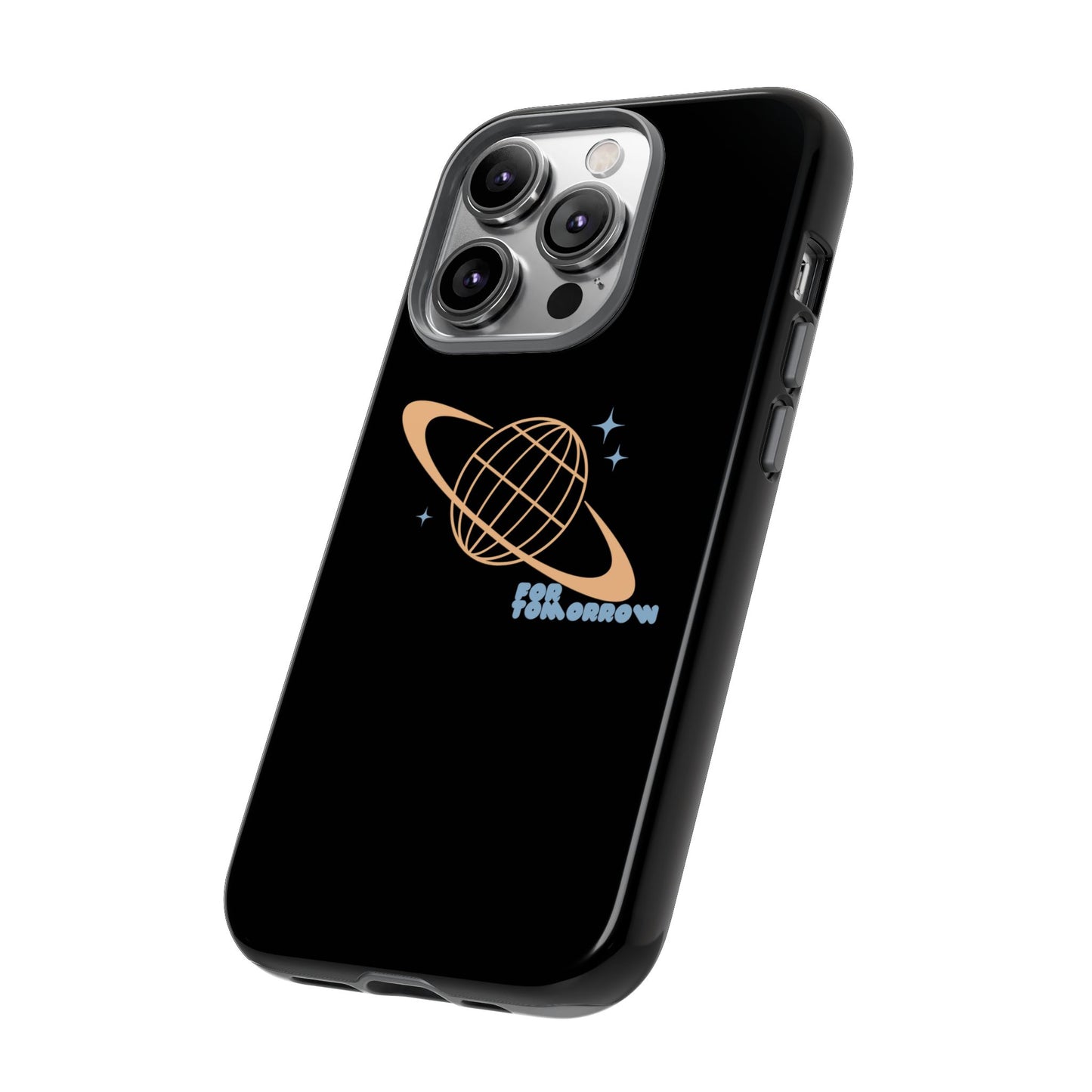 For Tomorrow - Give Me Space Tough iPhone Case Black