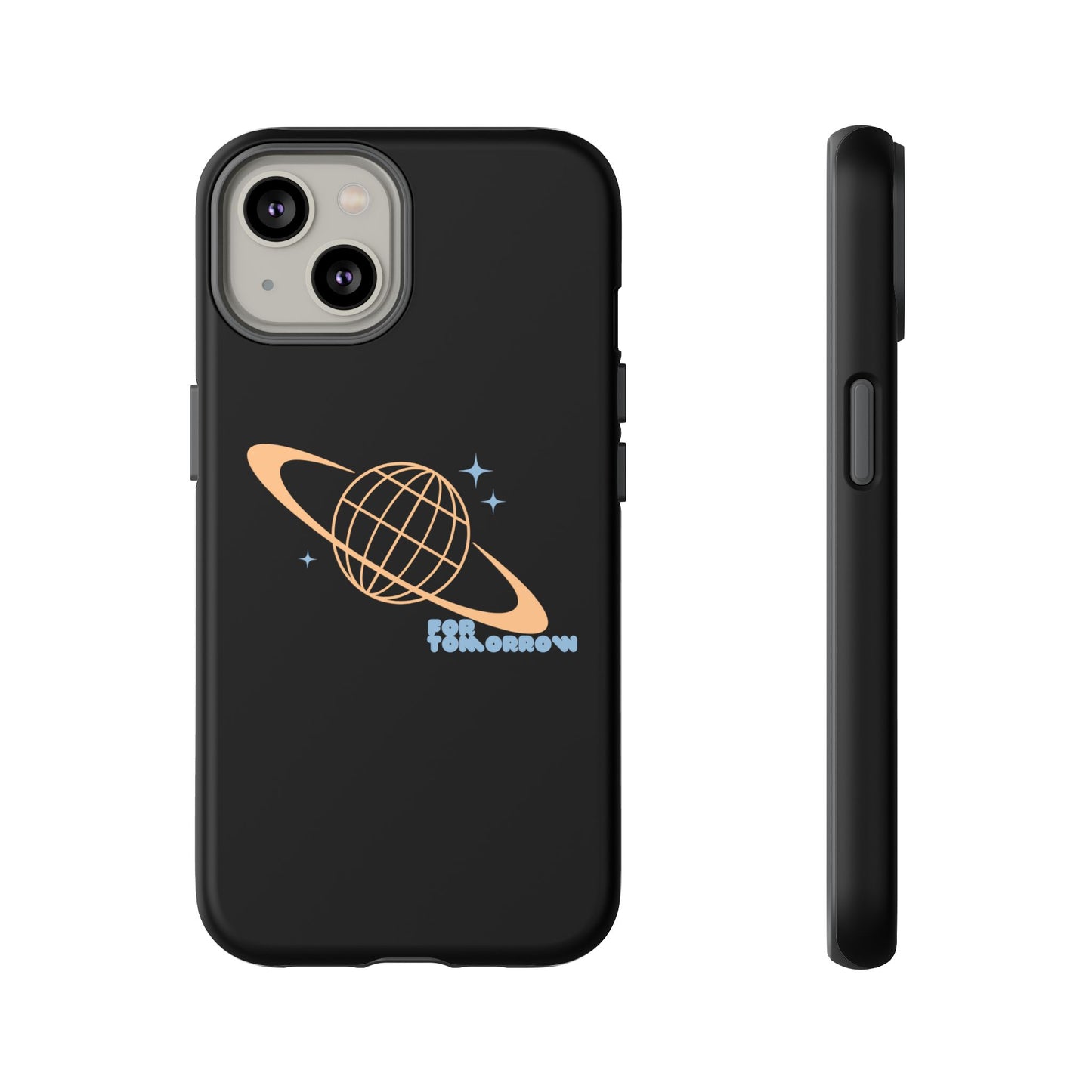 For Tomorrow - Give Me Space Tough iPhone Case Black