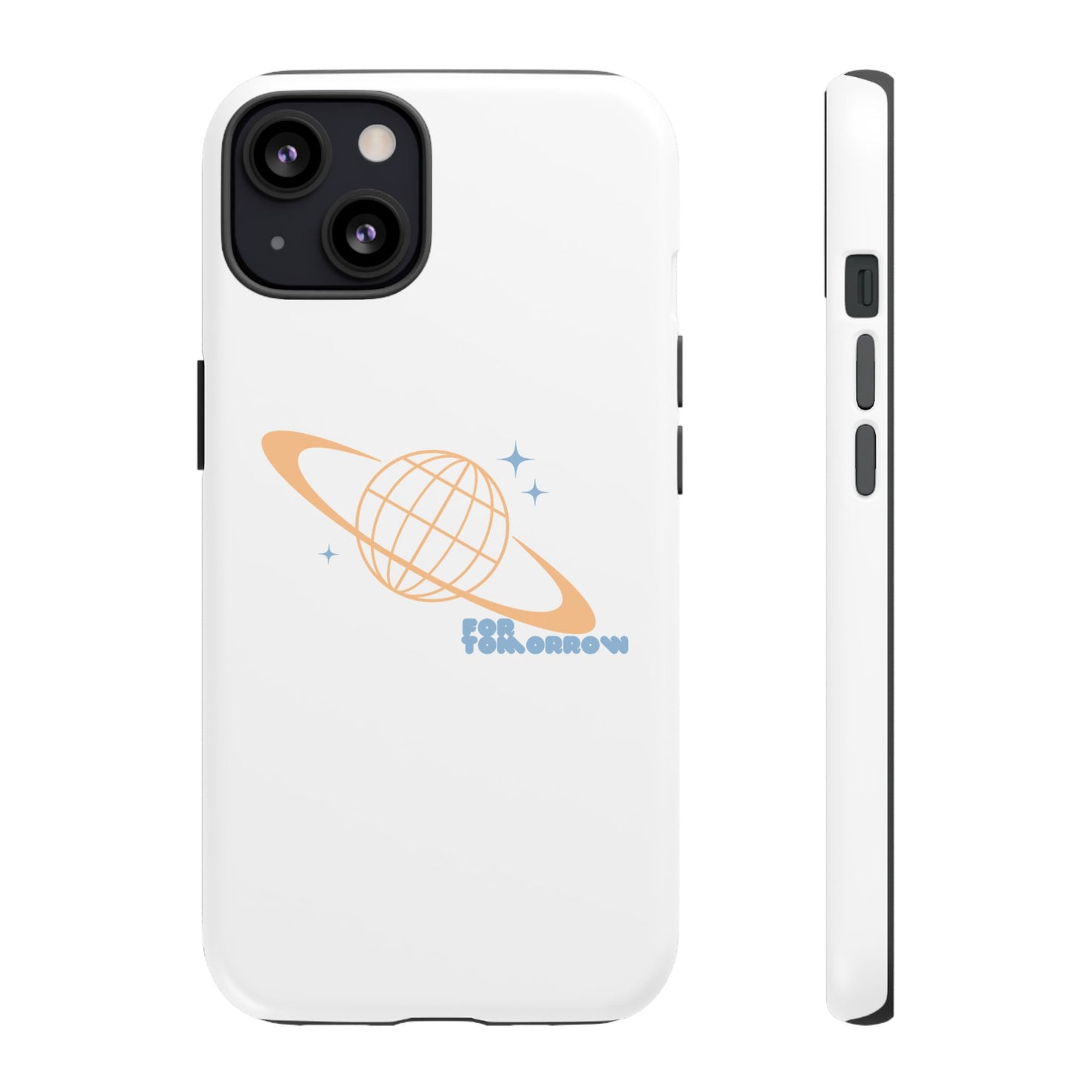 For Tomorrow - Give Me Space Tough iPhone Case White