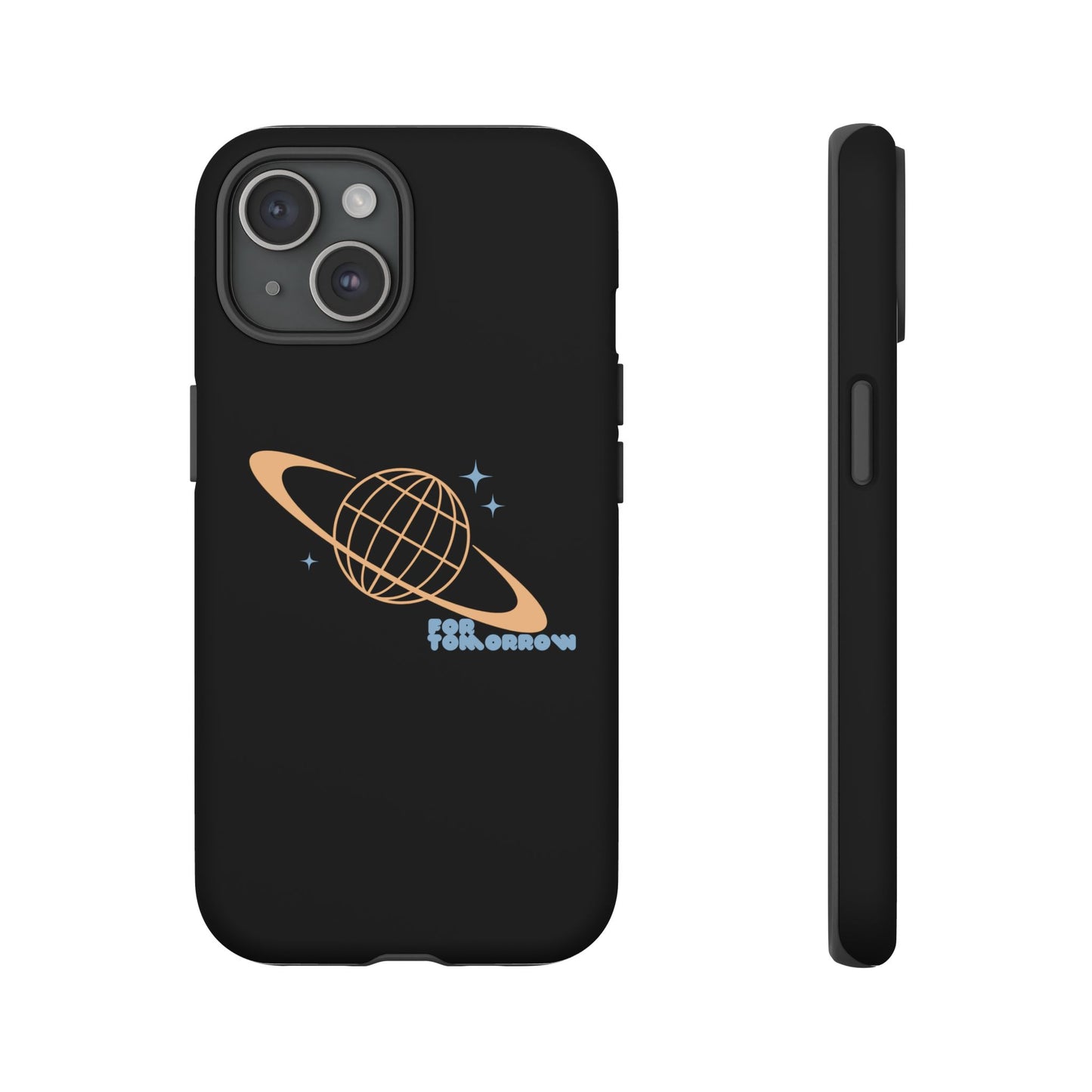 For Tomorrow - Give Me Space Tough iPhone Case Black