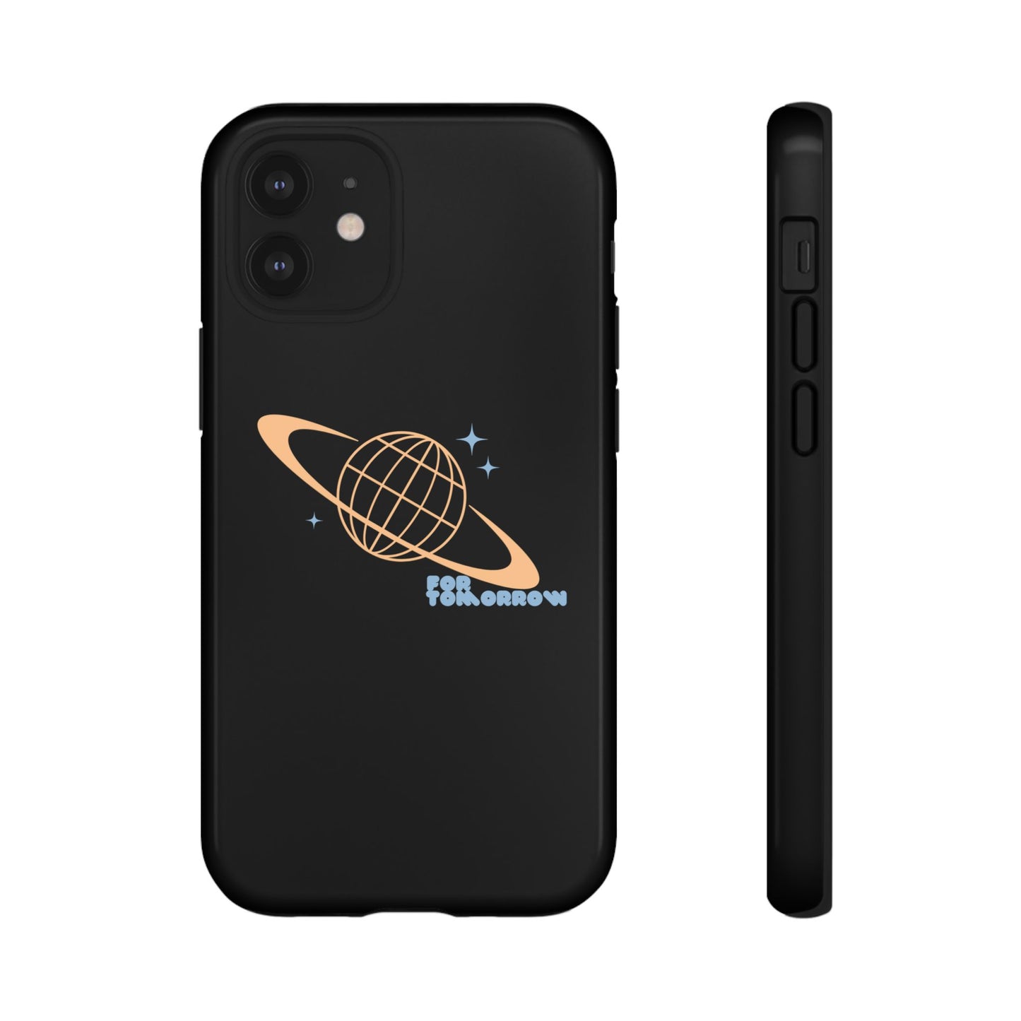 For Tomorrow - Give Me Space Tough iPhone Case Black