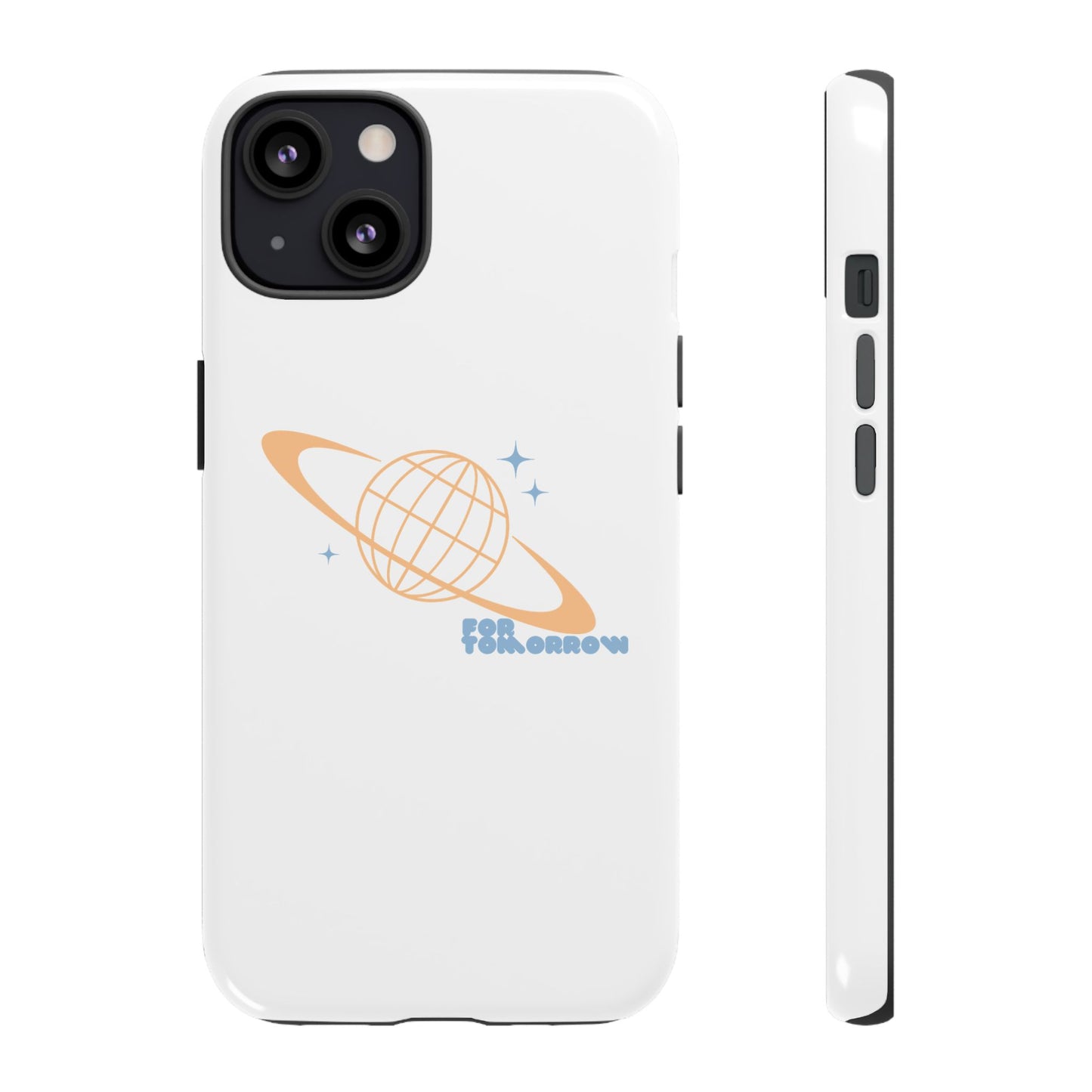 For Tomorrow - Give Me Space Tough iPhone Case White