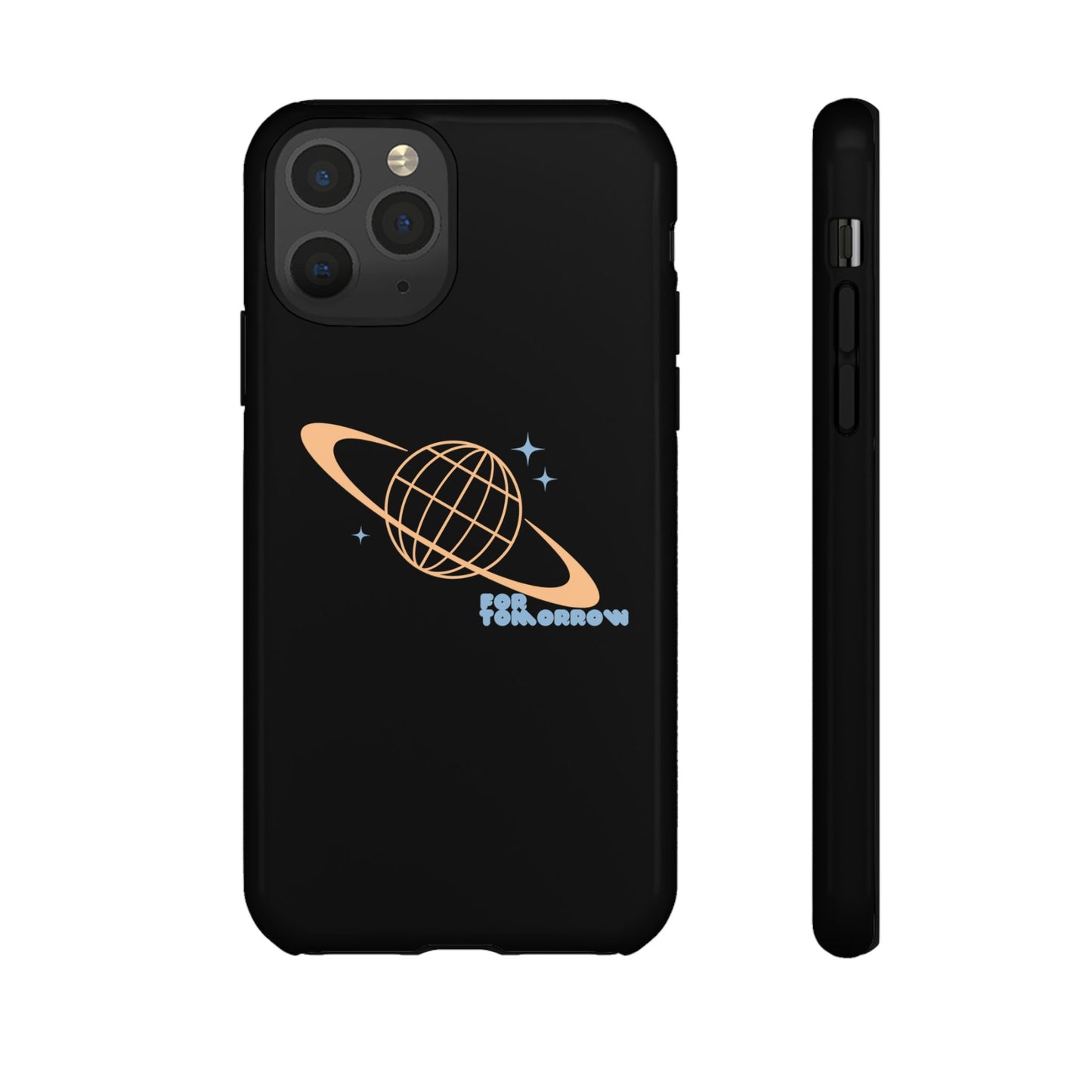 For Tomorrow - Give Me Space Tough iPhone Case Black