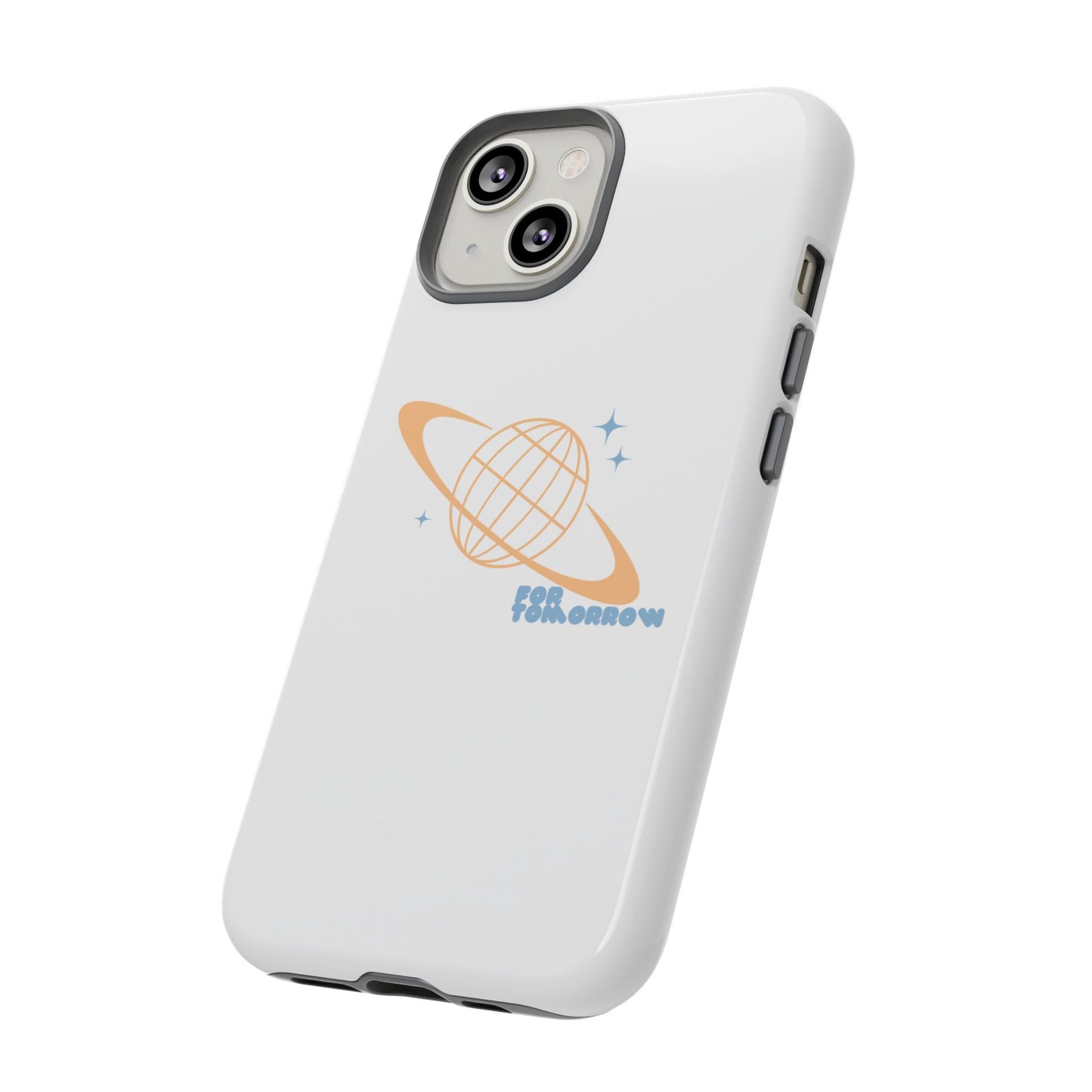 For Tomorrow - Give Me Space Tough iPhone Case White