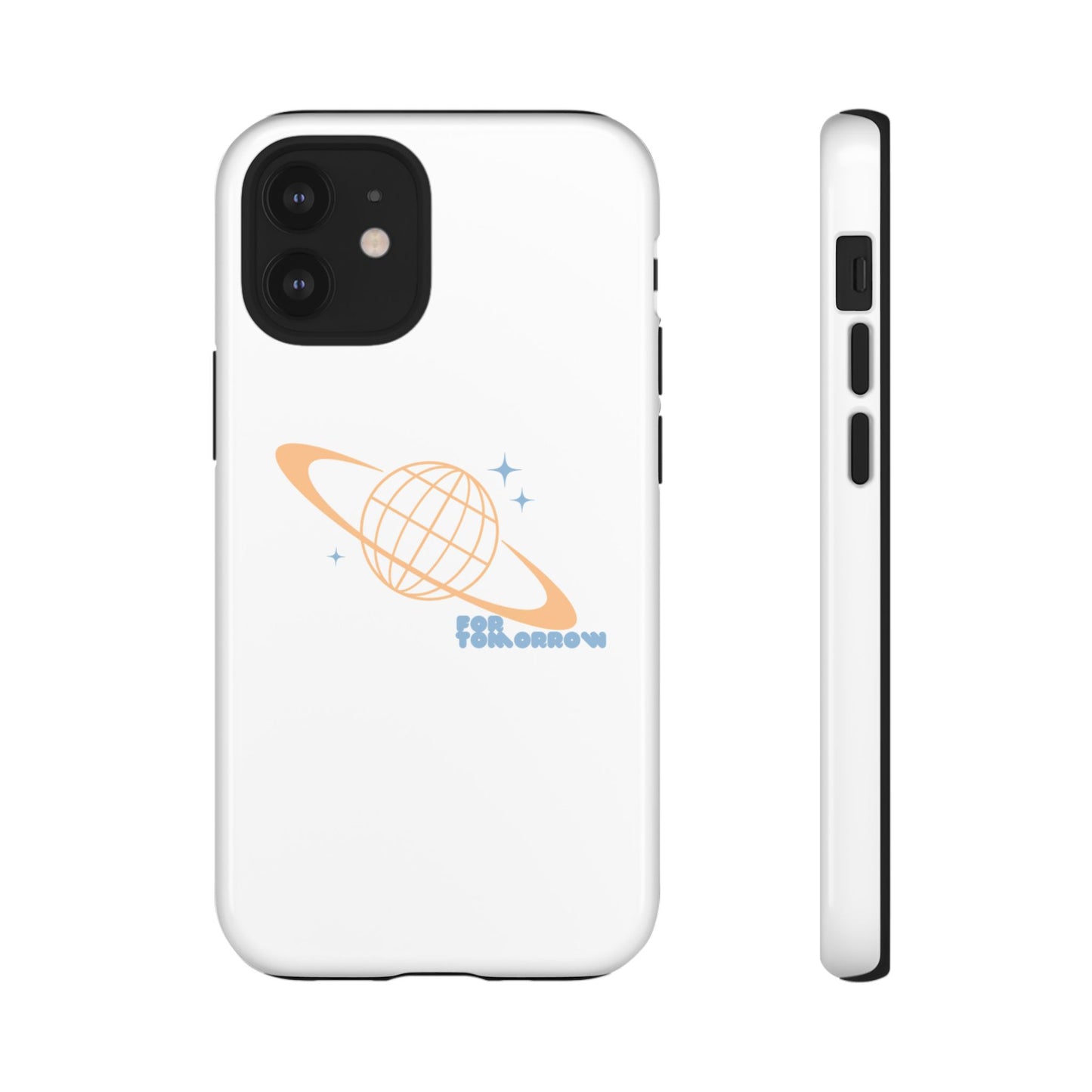 For Tomorrow - Give Me Space Tough iPhone Case White