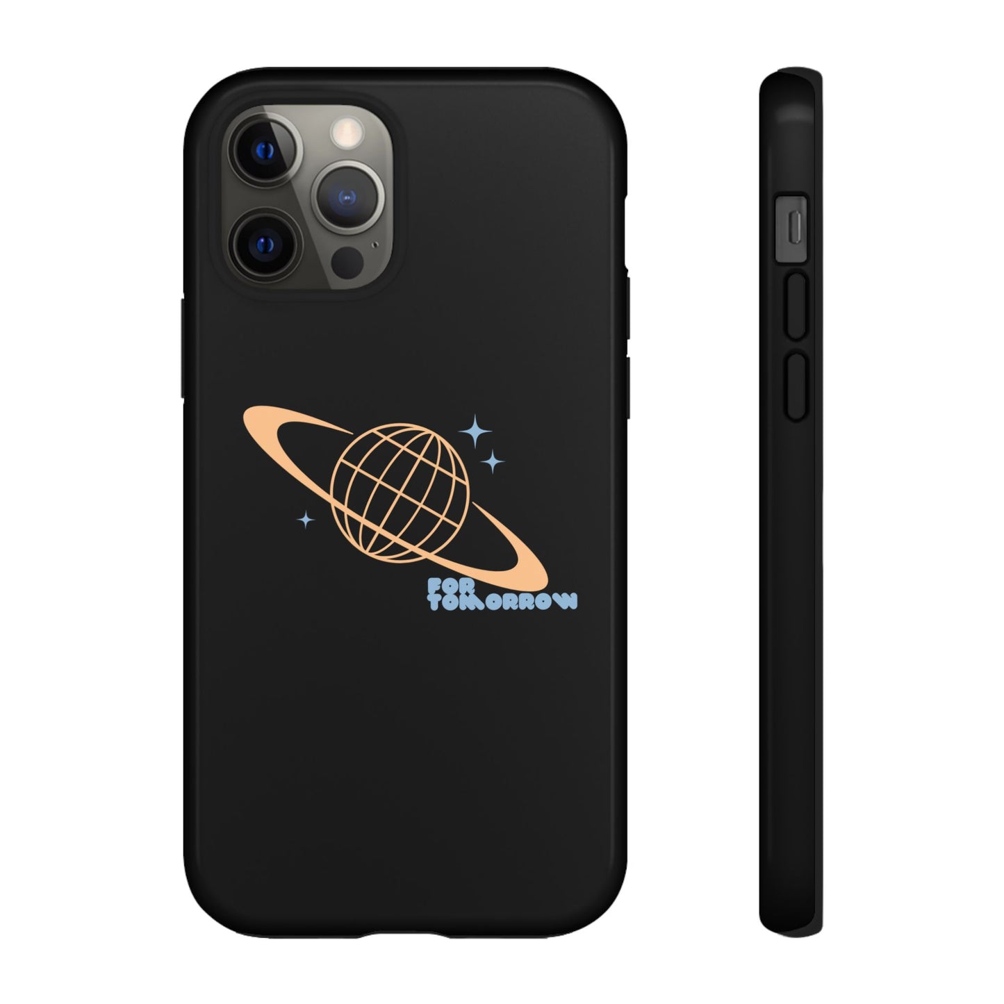 For Tomorrow - Give Me Space Tough iPhone Case Black