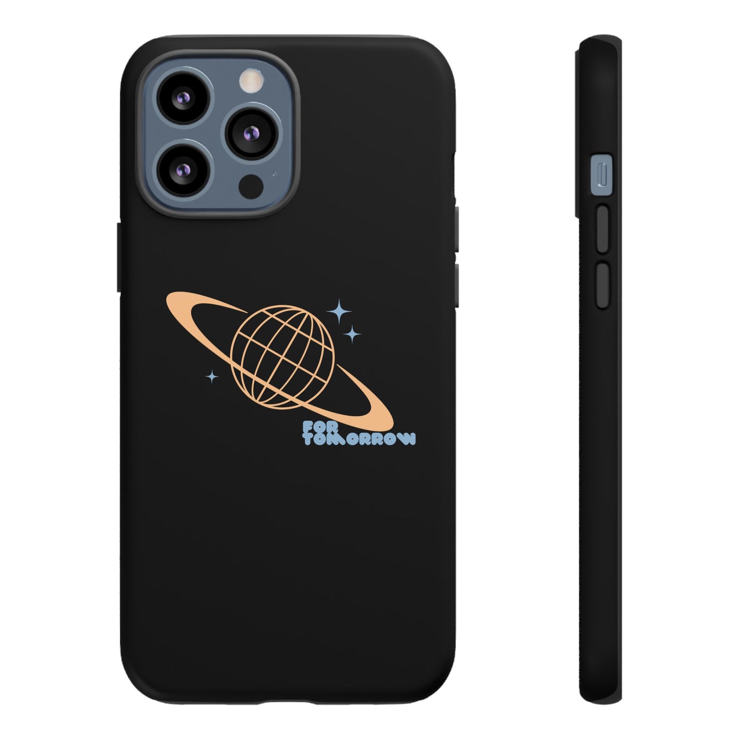 For Tomorrow - Give Me Space Tough iPhone Case Black