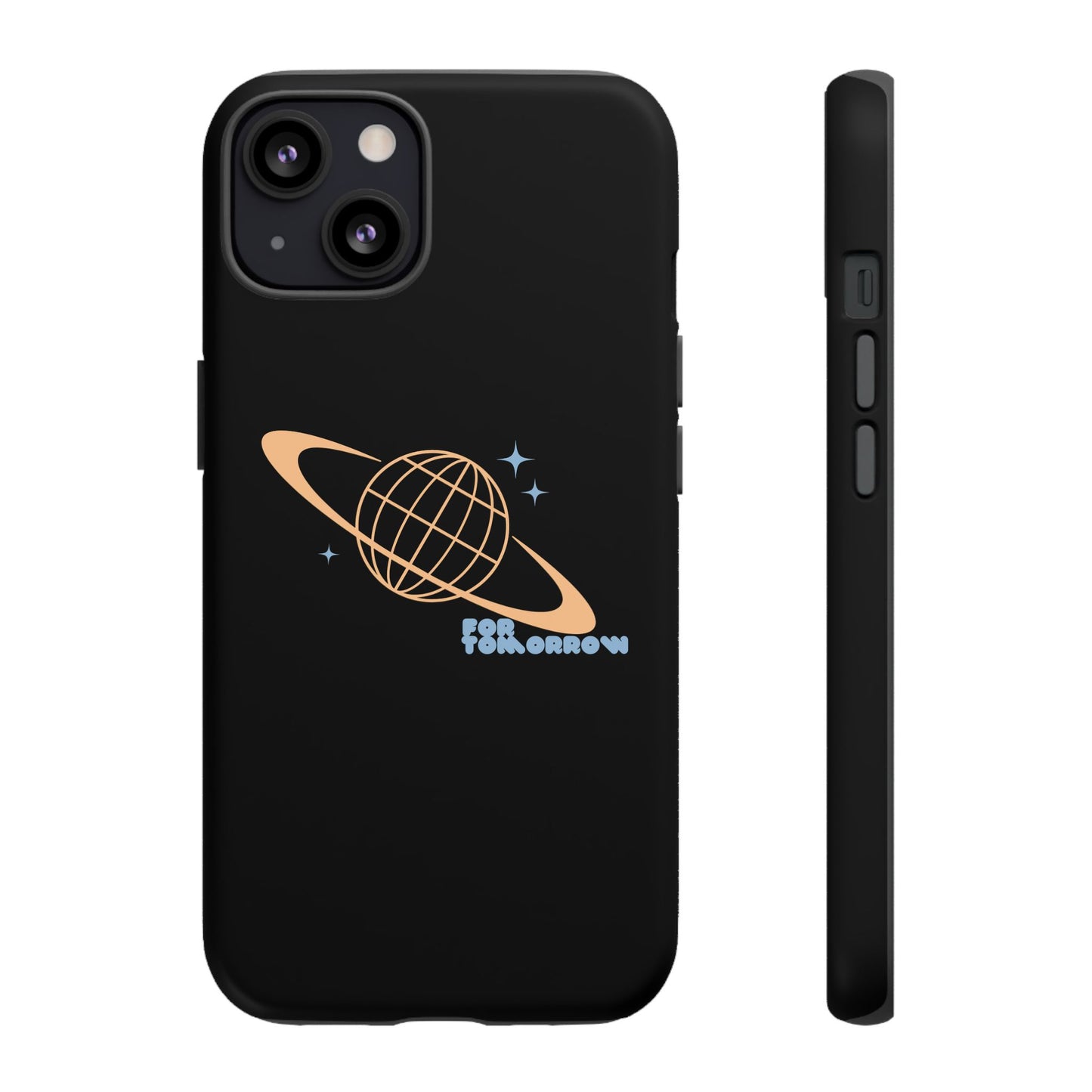 For Tomorrow - Give Me Space Tough iPhone Case Black