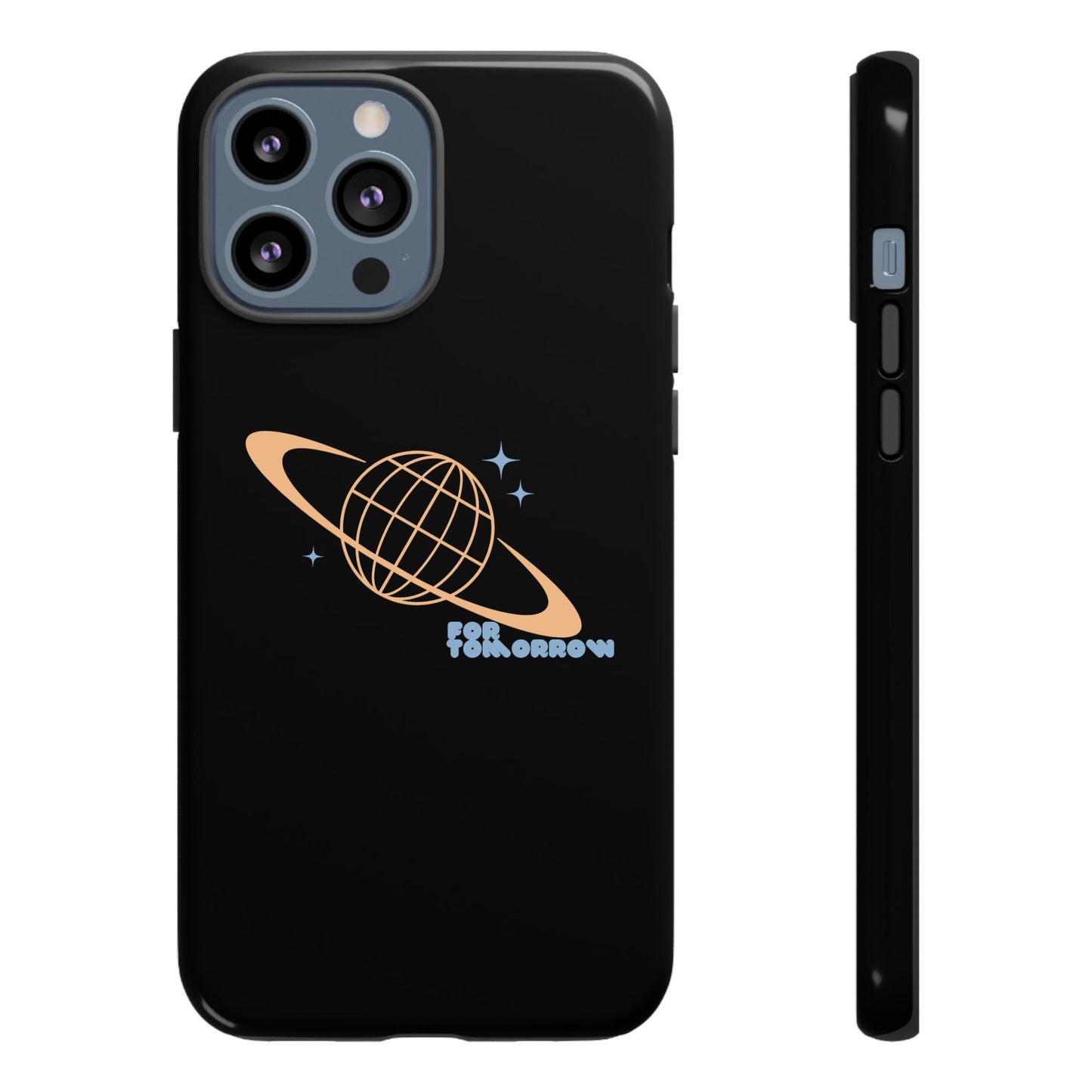 For Tomorrow - Give Me Space Tough iPhone Case Black