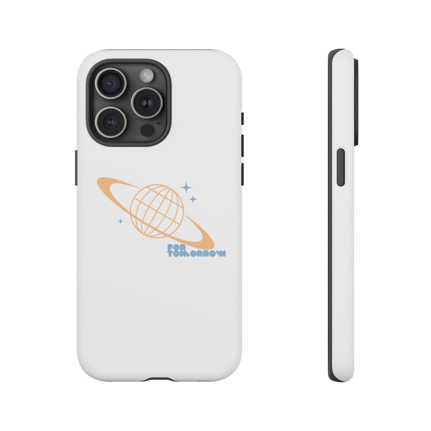 For Tomorrow - Give Me Space Tough iPhone Case White