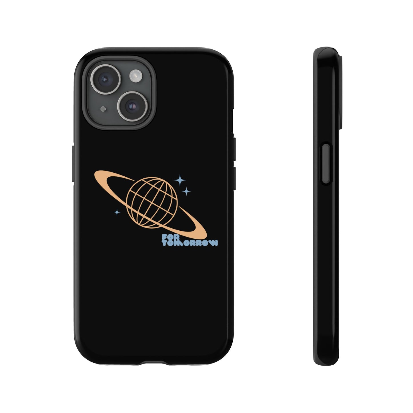 For Tomorrow - Give Me Space Tough iPhone Case Black