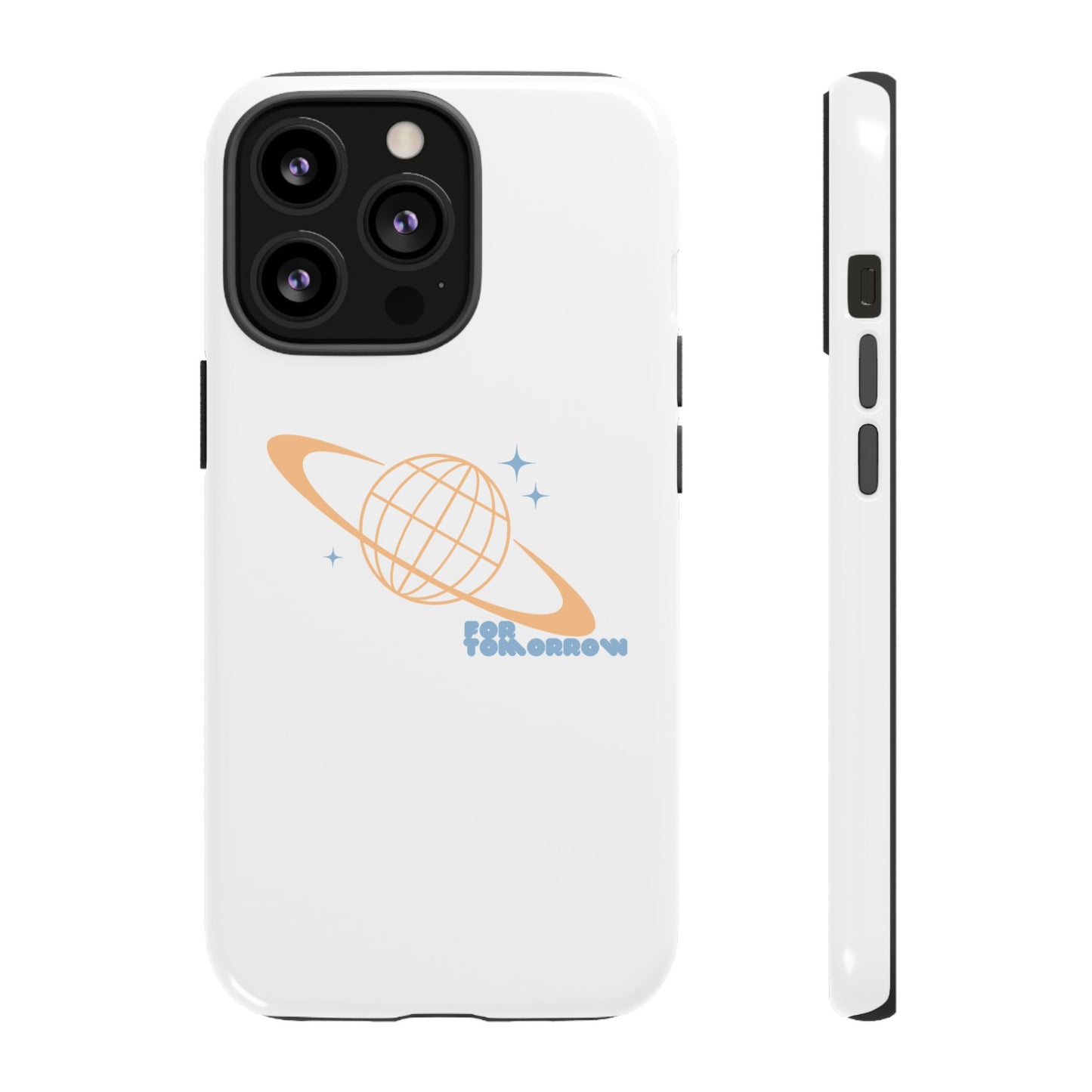 For Tomorrow - Give Me Space Tough iPhone Case White