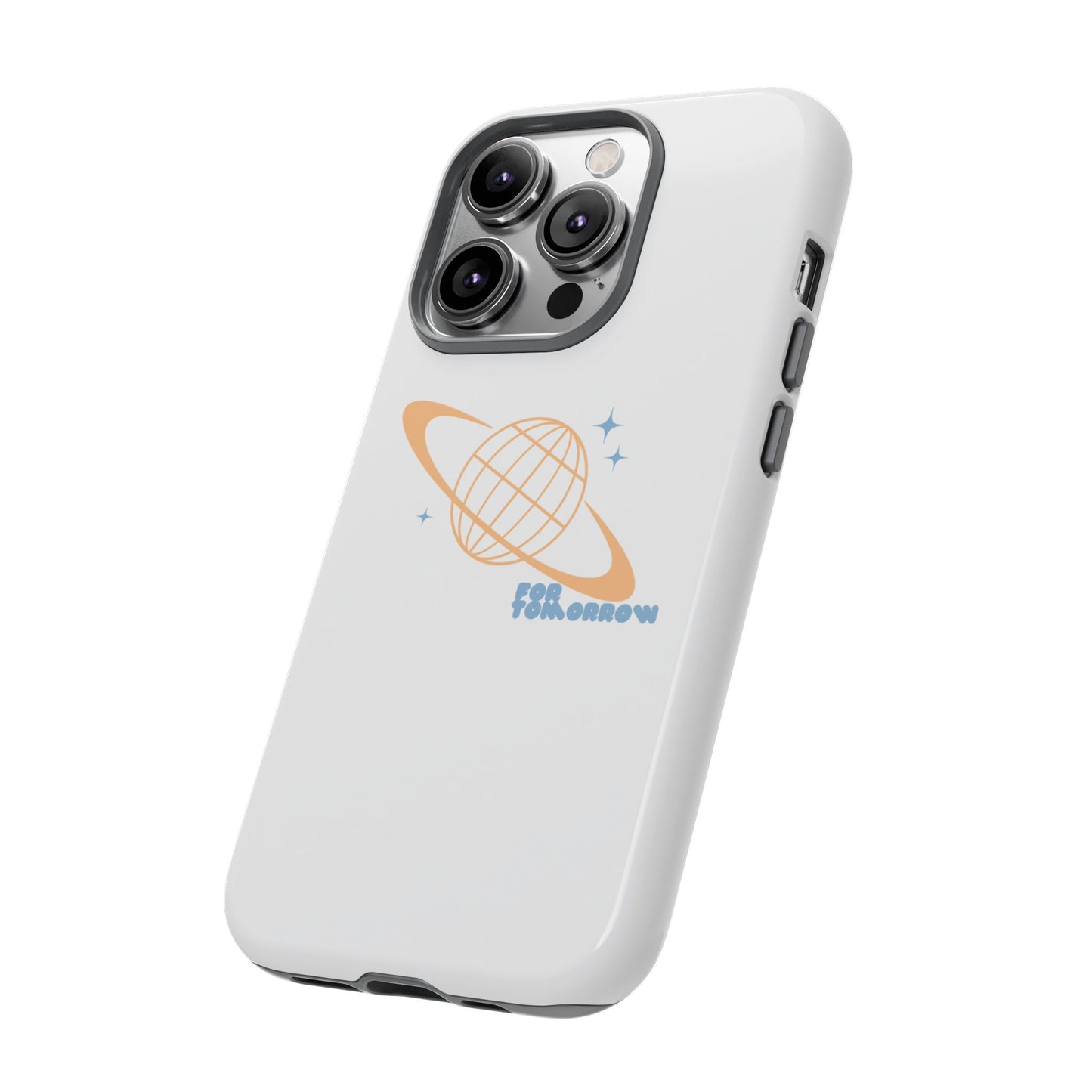 For Tomorrow - Give Me Space Tough iPhone Case White