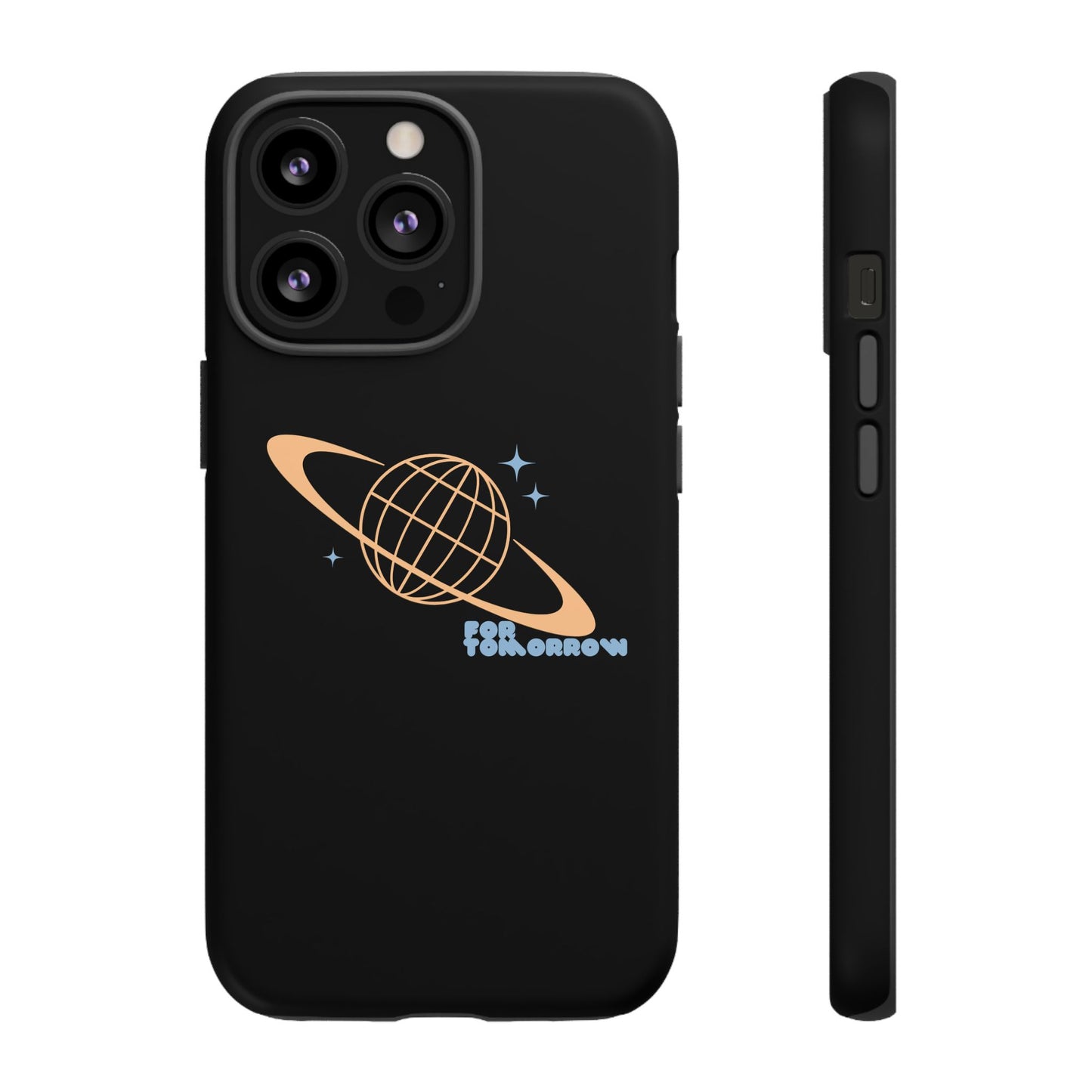 For Tomorrow - Give Me Space Tough iPhone Case Black