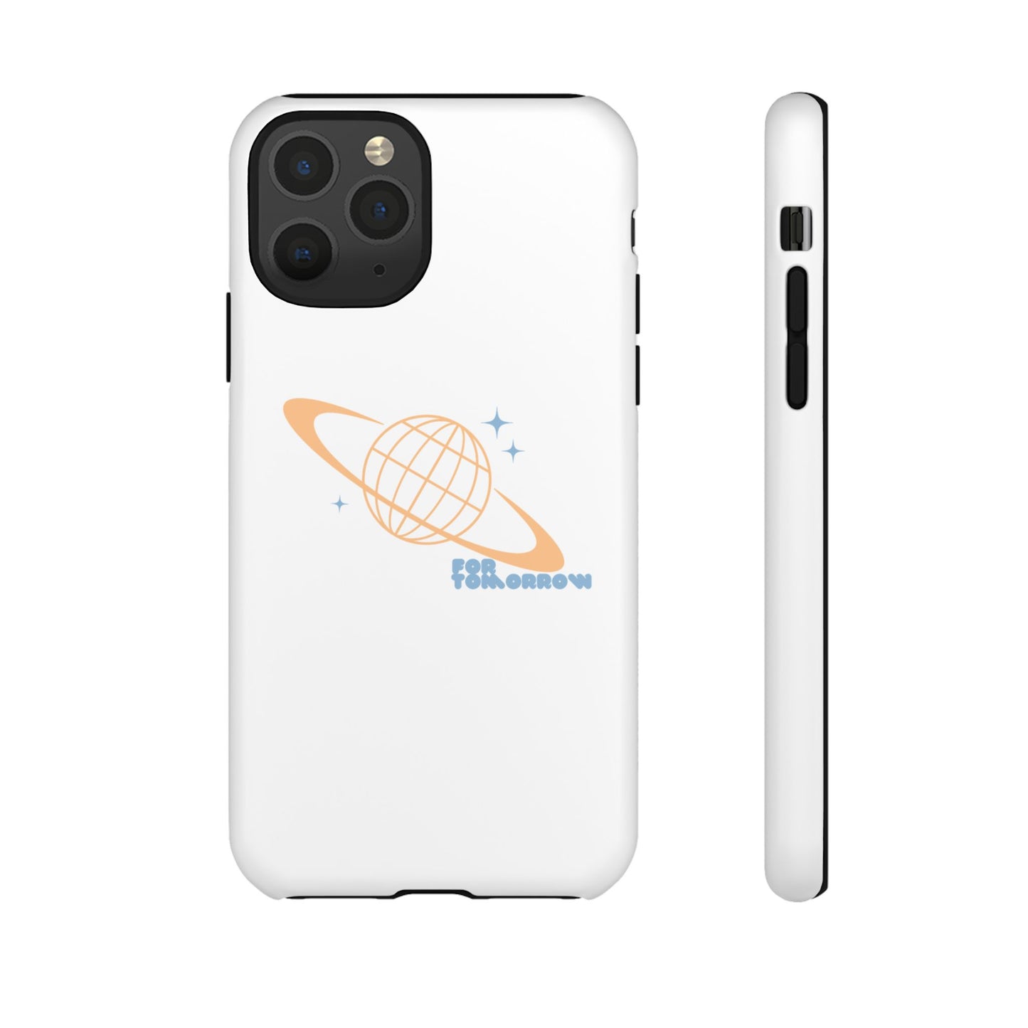 For Tomorrow - Give Me Space Tough iPhone Case White