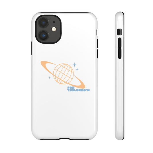 For Tomorrow - Give Me Space Tough iPhone Case White