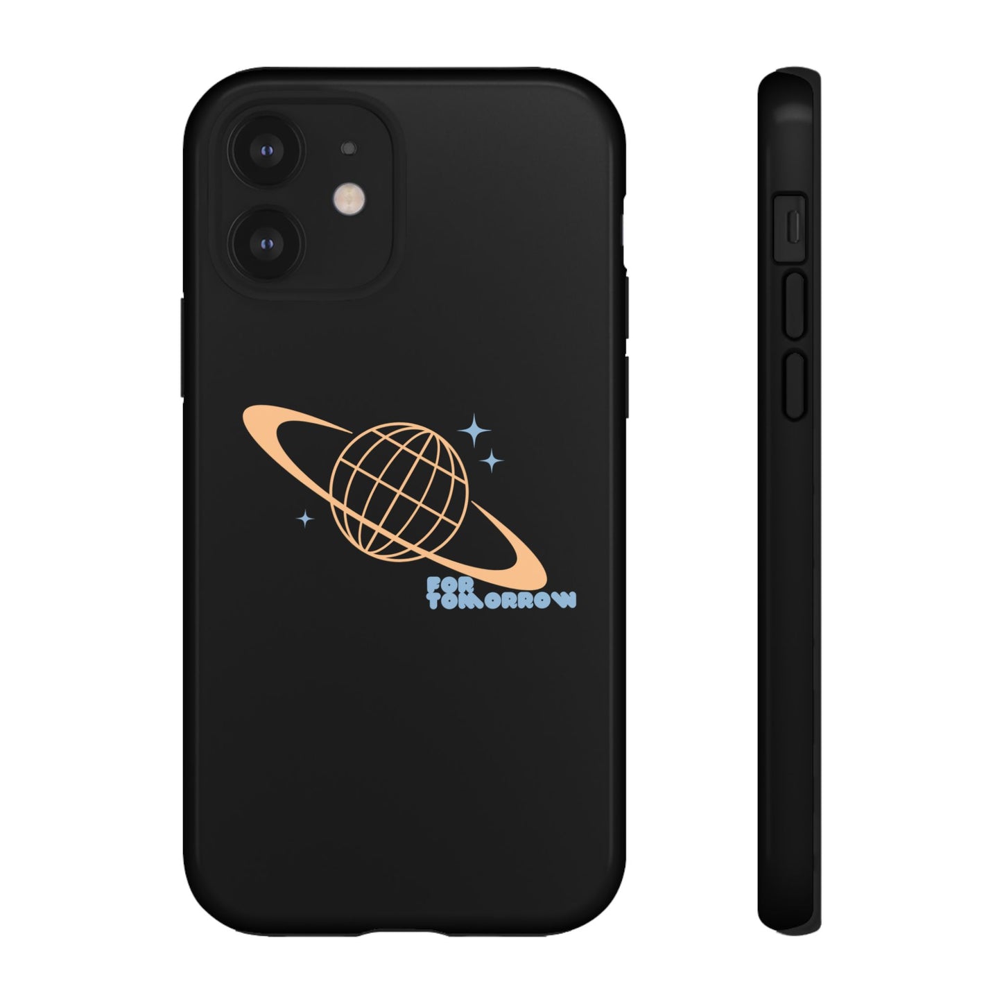 For Tomorrow - Give Me Space Tough iPhone Case Black