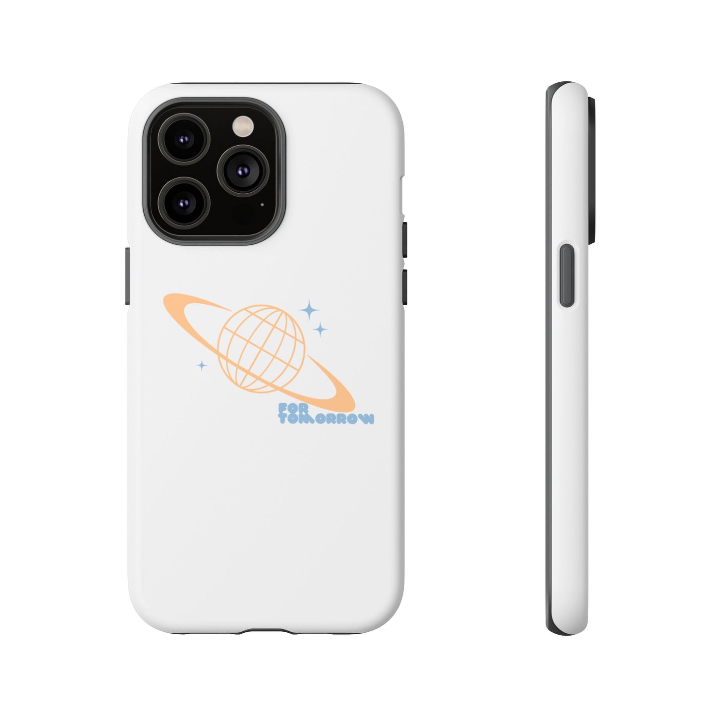 For Tomorrow - Give Me Space Tough iPhone Case White