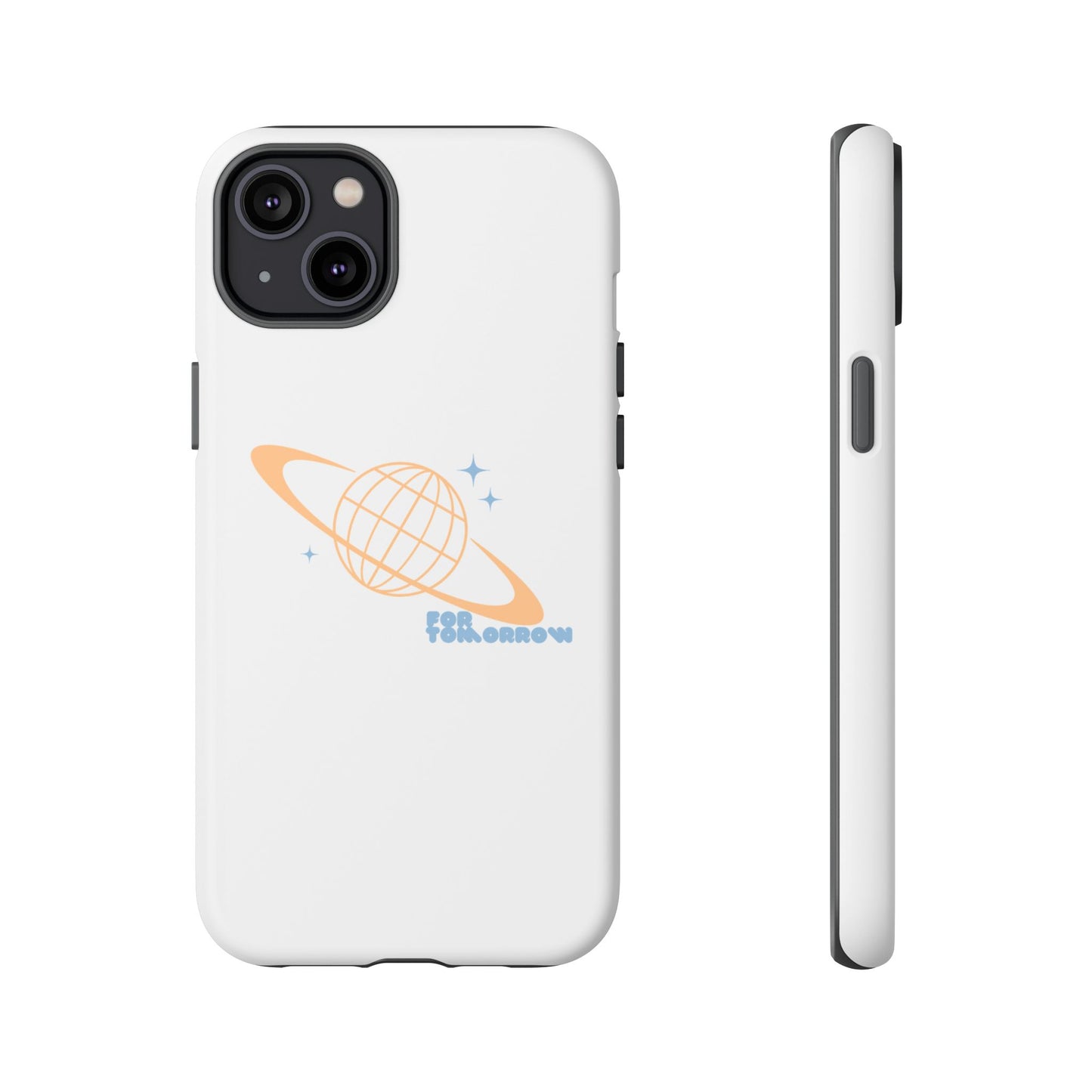 For Tomorrow - Give Me Space Tough iPhone Case White