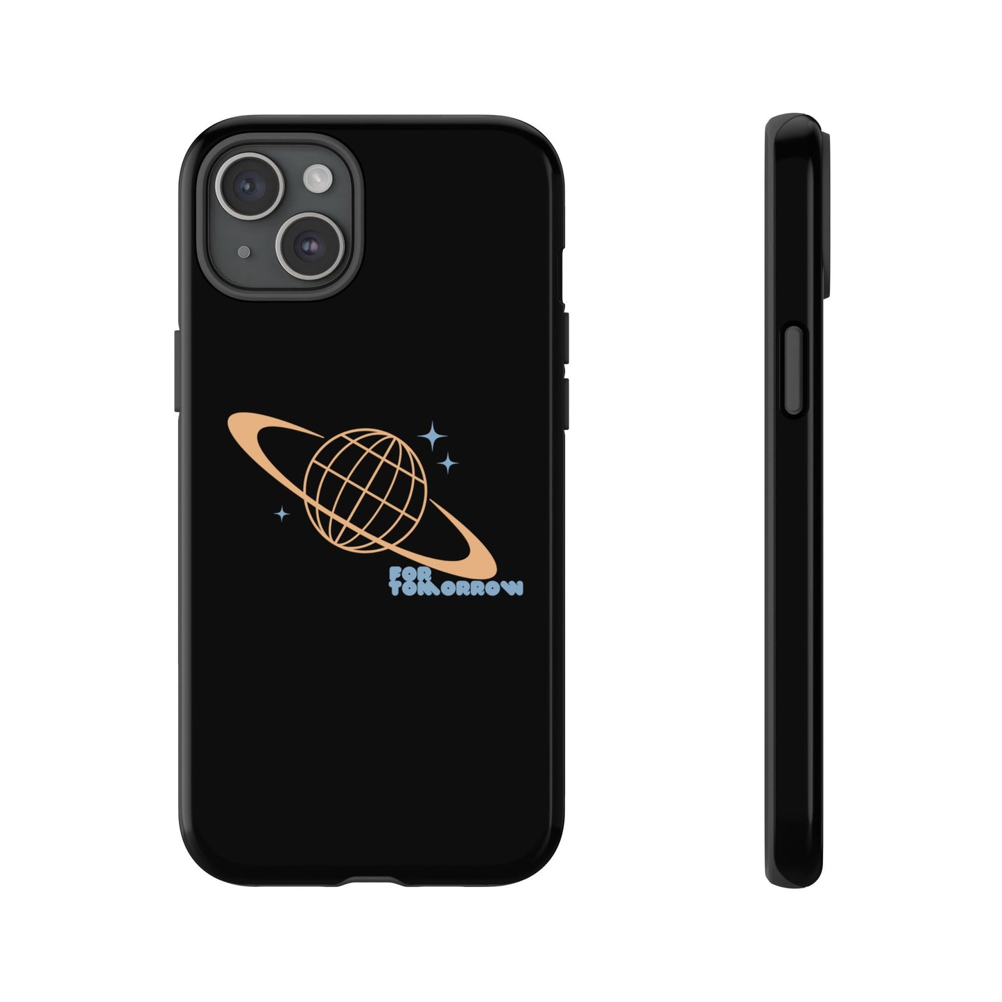 For Tomorrow - Give Me Space Tough iPhone Case Black