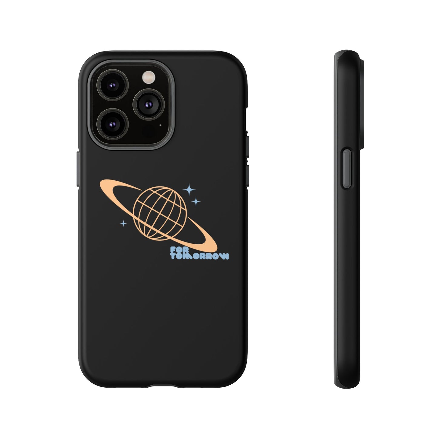 For Tomorrow - Give Me Space Tough iPhone Case Black