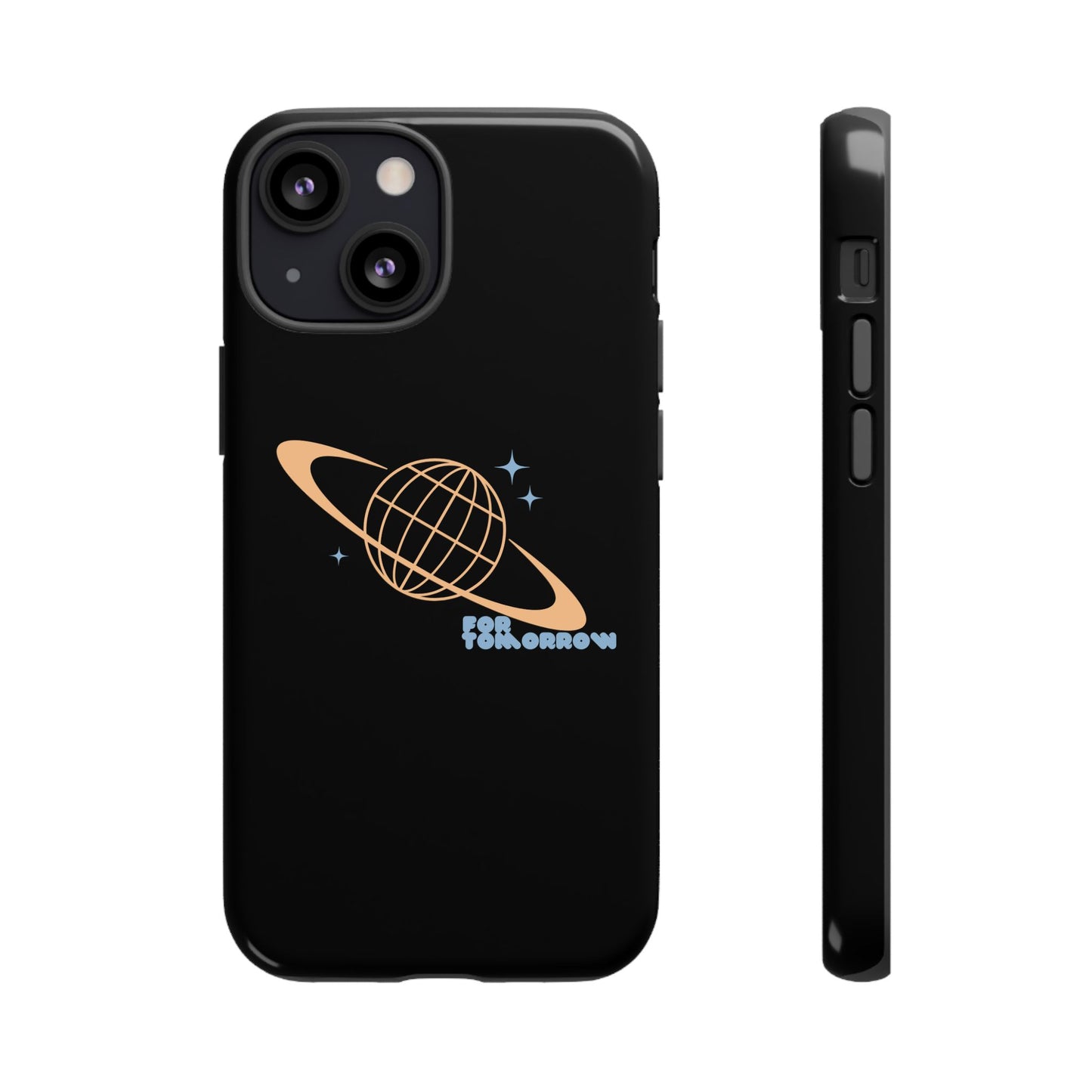 For Tomorrow - Give Me Space Tough iPhone Case Black