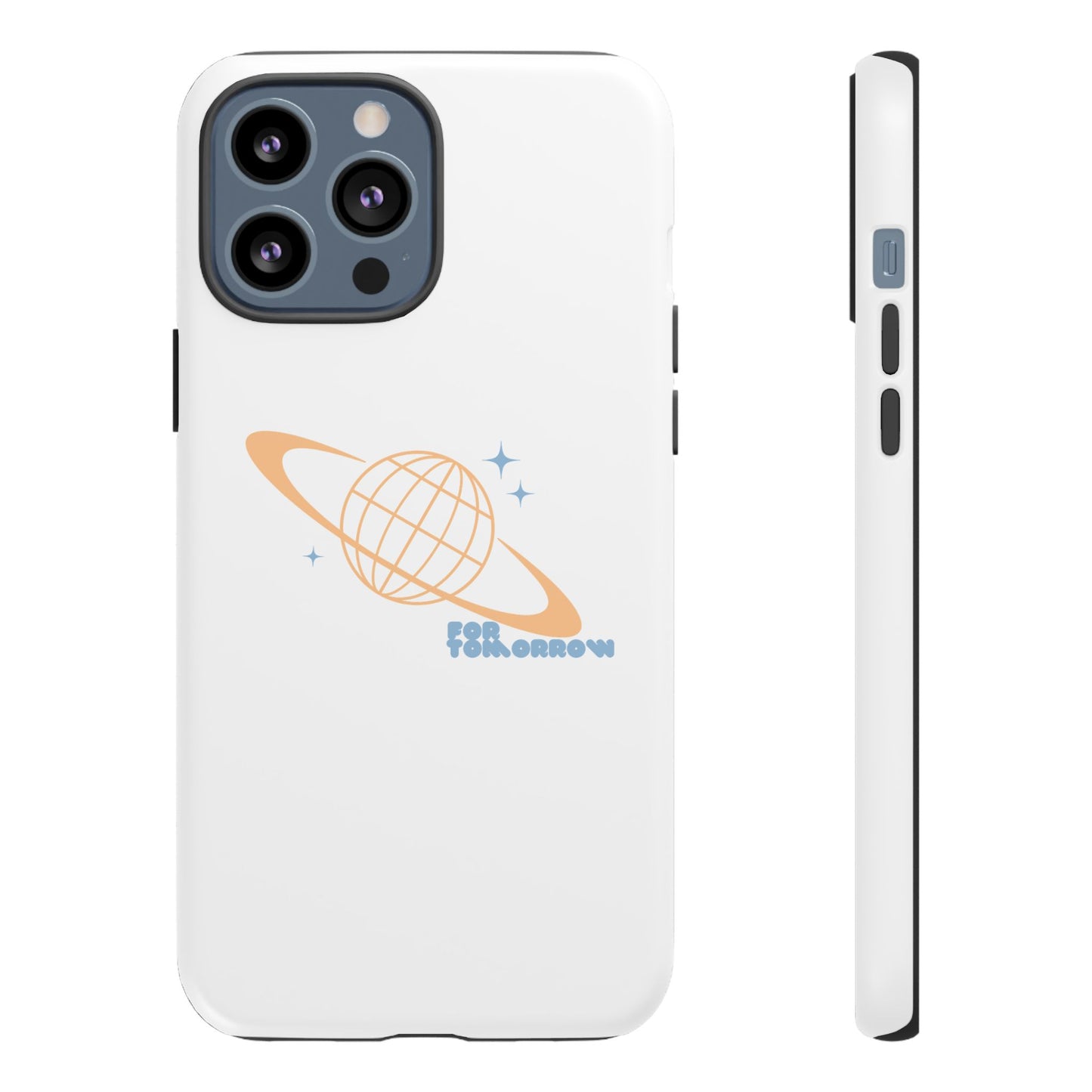 For Tomorrow - Give Me Space Tough iPhone Case White