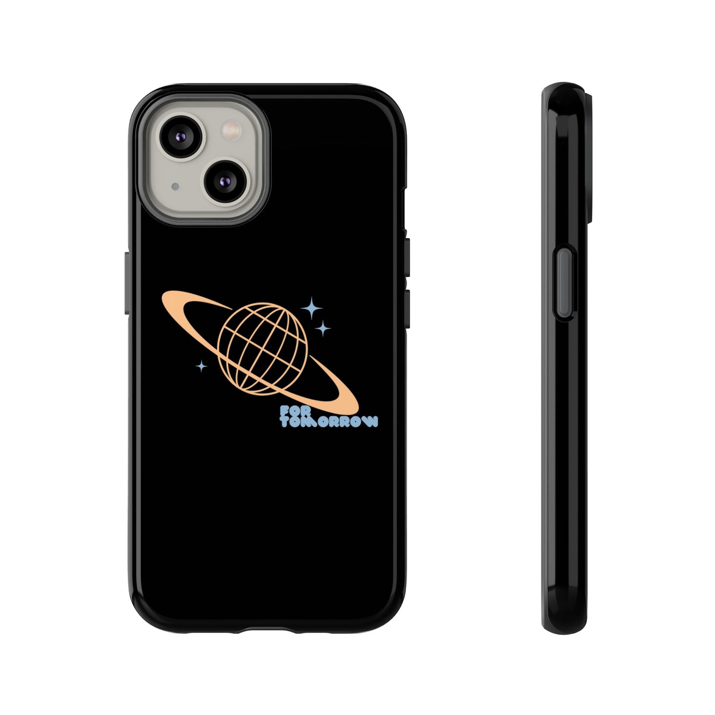 For Tomorrow - Give Me Space Tough iPhone Case Black