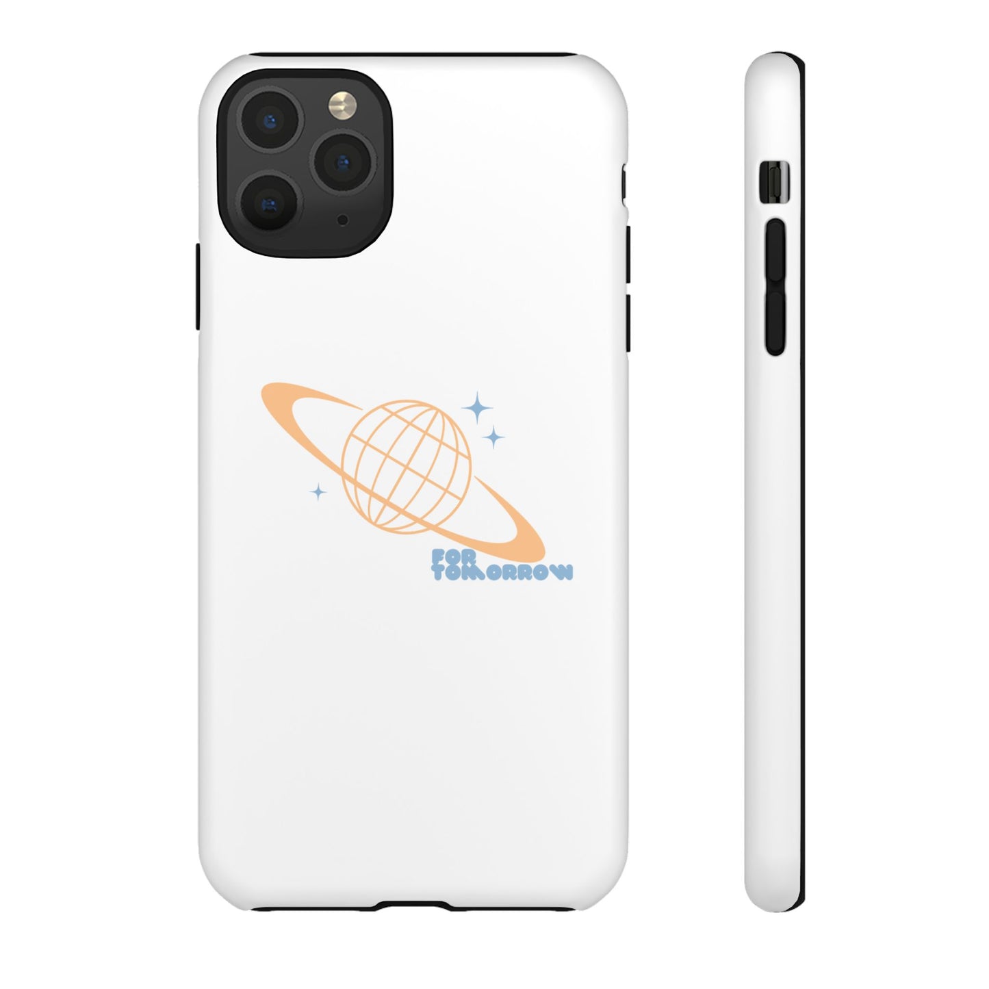 For Tomorrow - Give Me Space Tough iPhone Case White