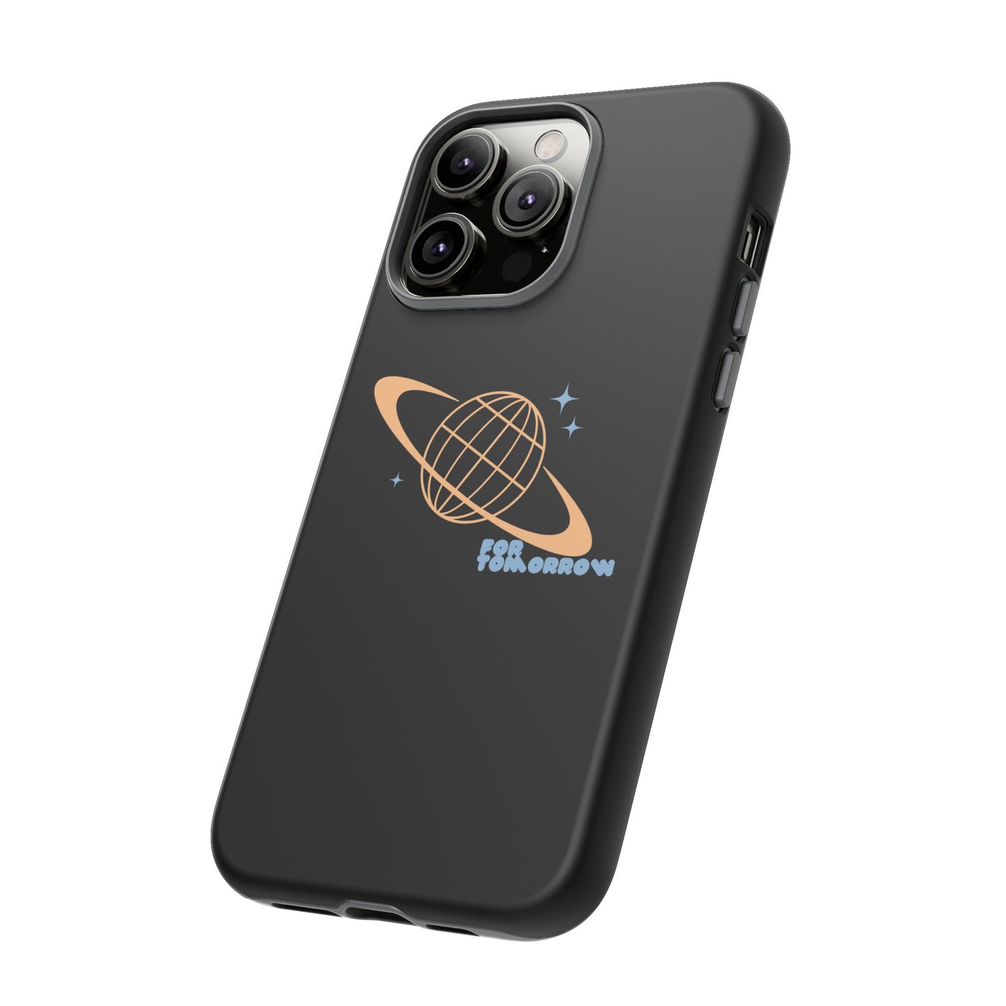 For Tomorrow - Give Me Space Tough iPhone Case Black