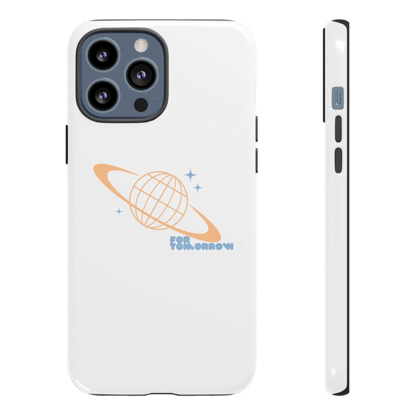 For Tomorrow - Give Me Space Tough iPhone Case White