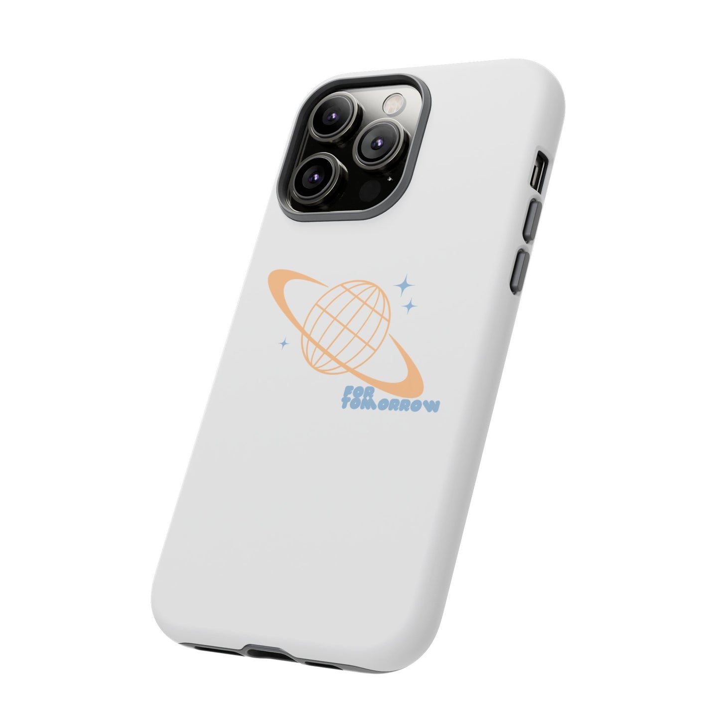 For Tomorrow - Give Me Space Tough iPhone Case White