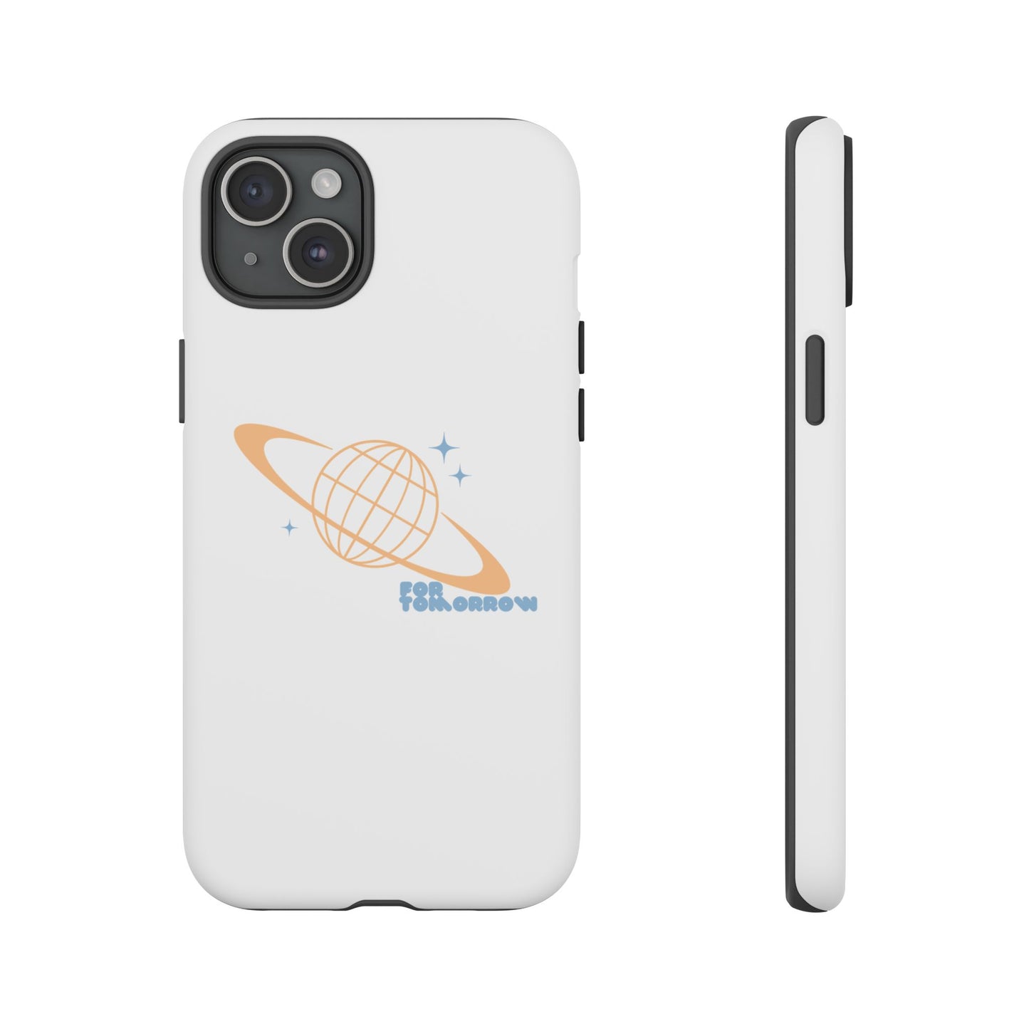 For Tomorrow - Give Me Space Tough iPhone Case White