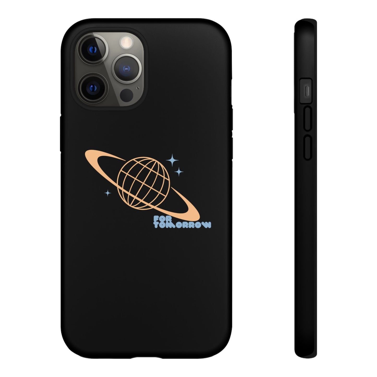 For Tomorrow - Give Me Space Tough iPhone Case Black