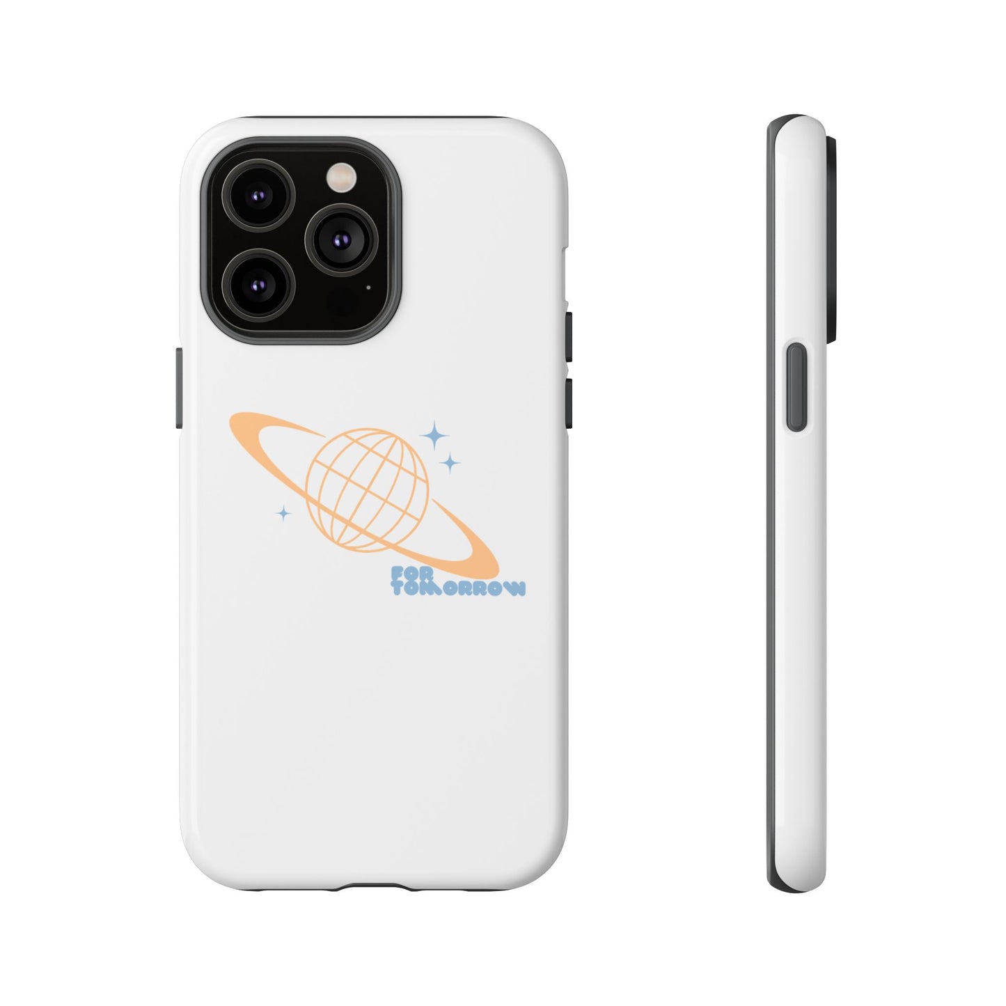 For Tomorrow - Give Me Space Tough iPhone Case White