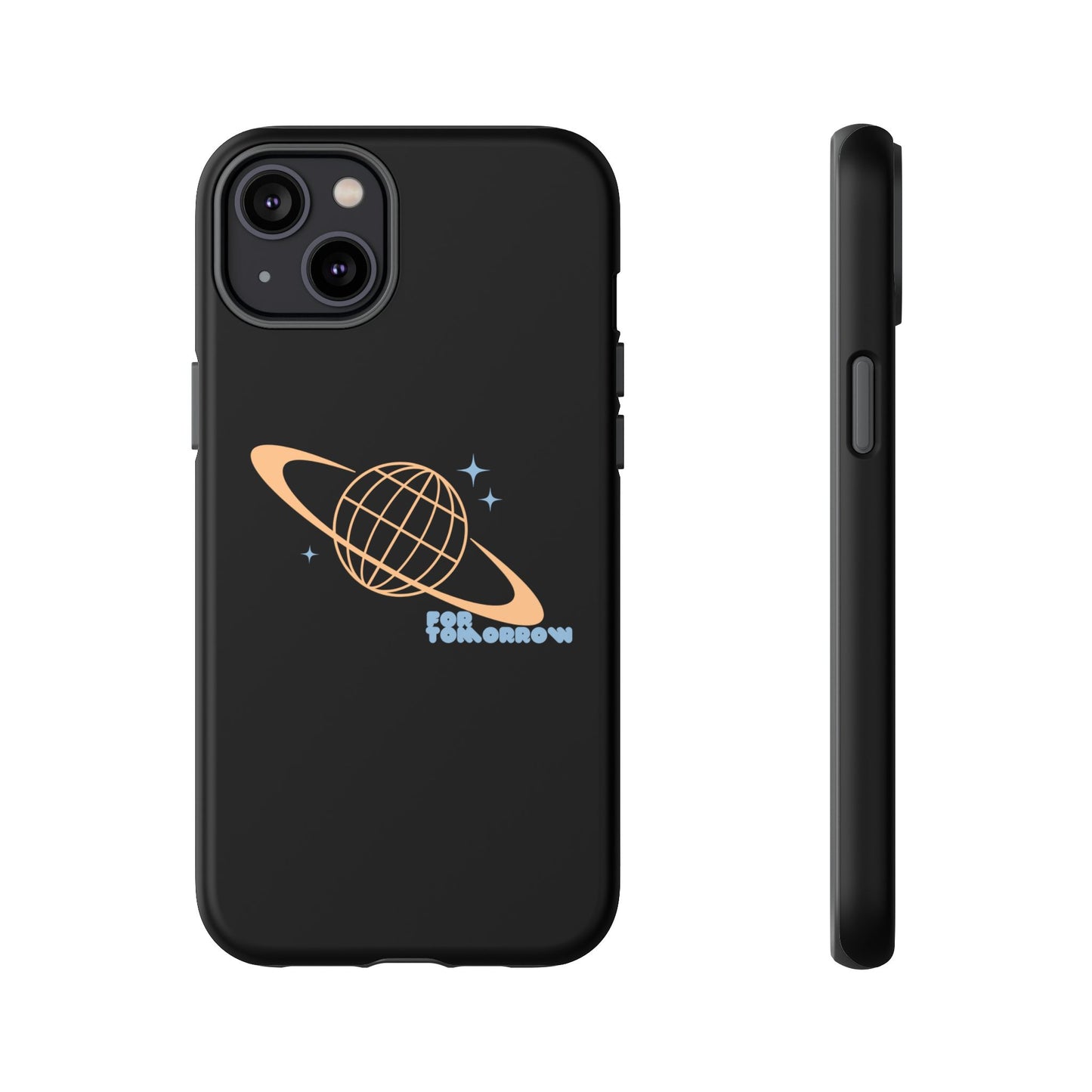 For Tomorrow - Give Me Space Tough iPhone Case Black