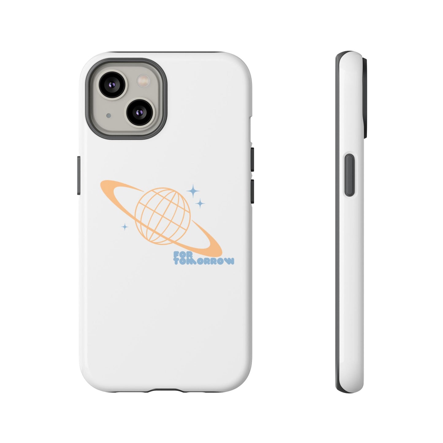 For Tomorrow - Give Me Space Tough iPhone Case White