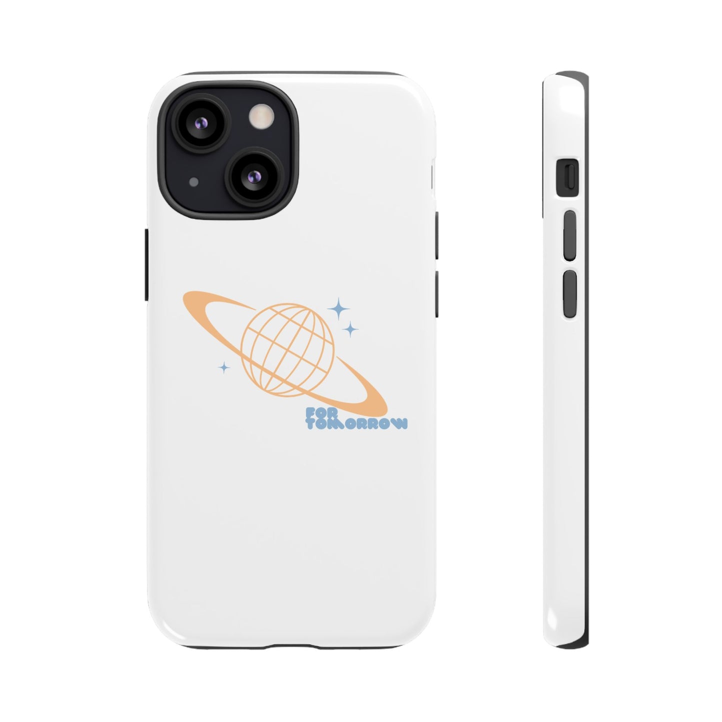 For Tomorrow - Give Me Space Tough iPhone Case White