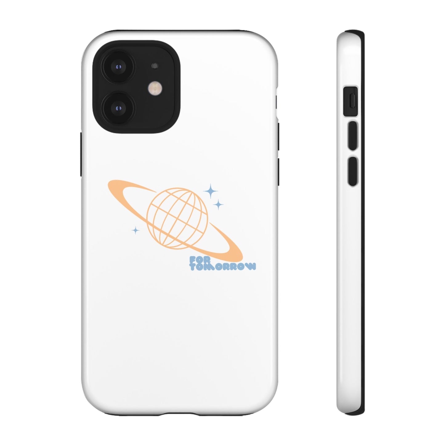 For Tomorrow - Give Me Space Tough iPhone Case White