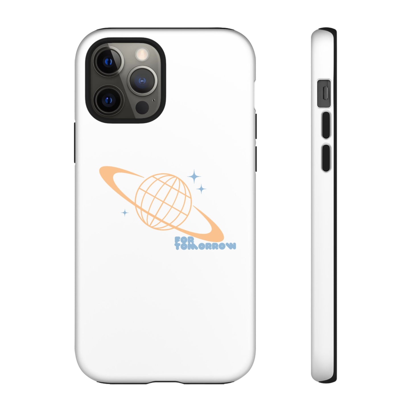 For Tomorrow - Give Me Space Tough iPhone Case White