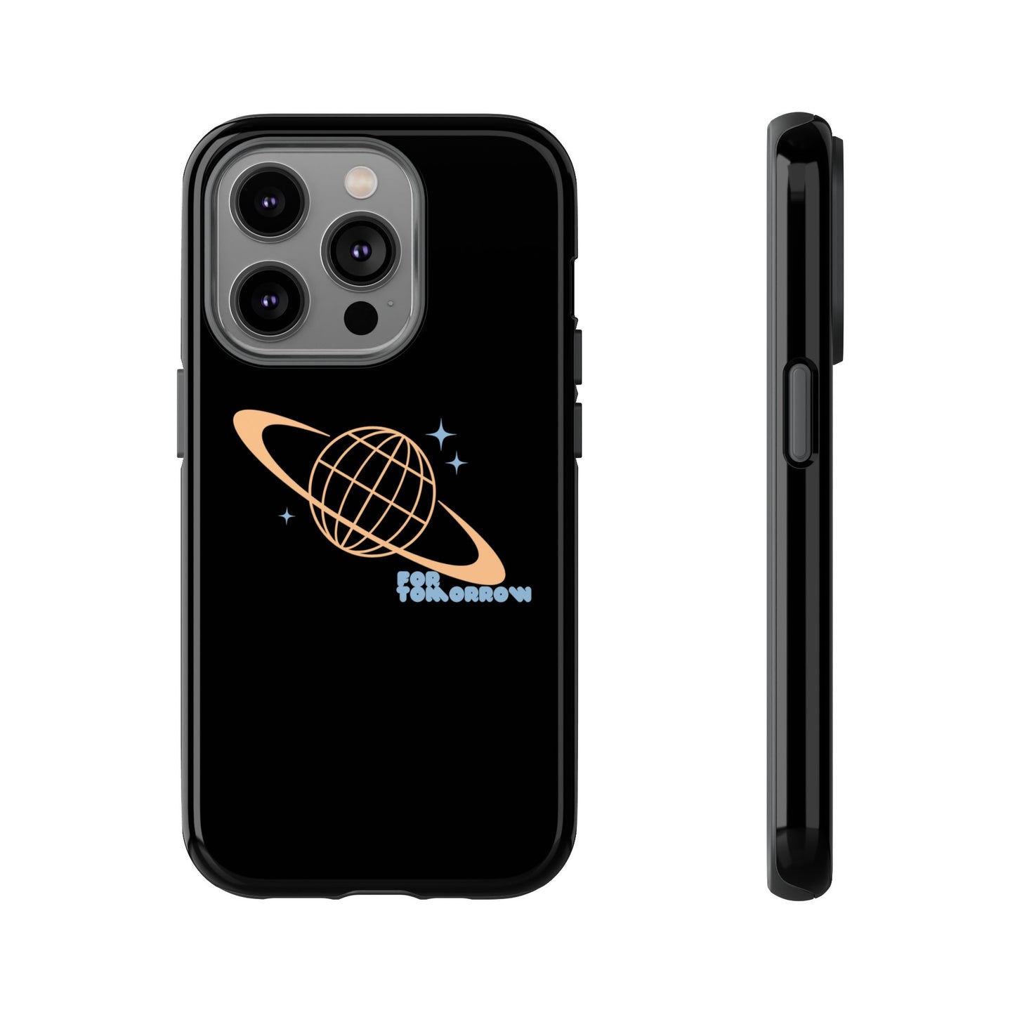 For Tomorrow - Give Me Space Tough iPhone Case Black