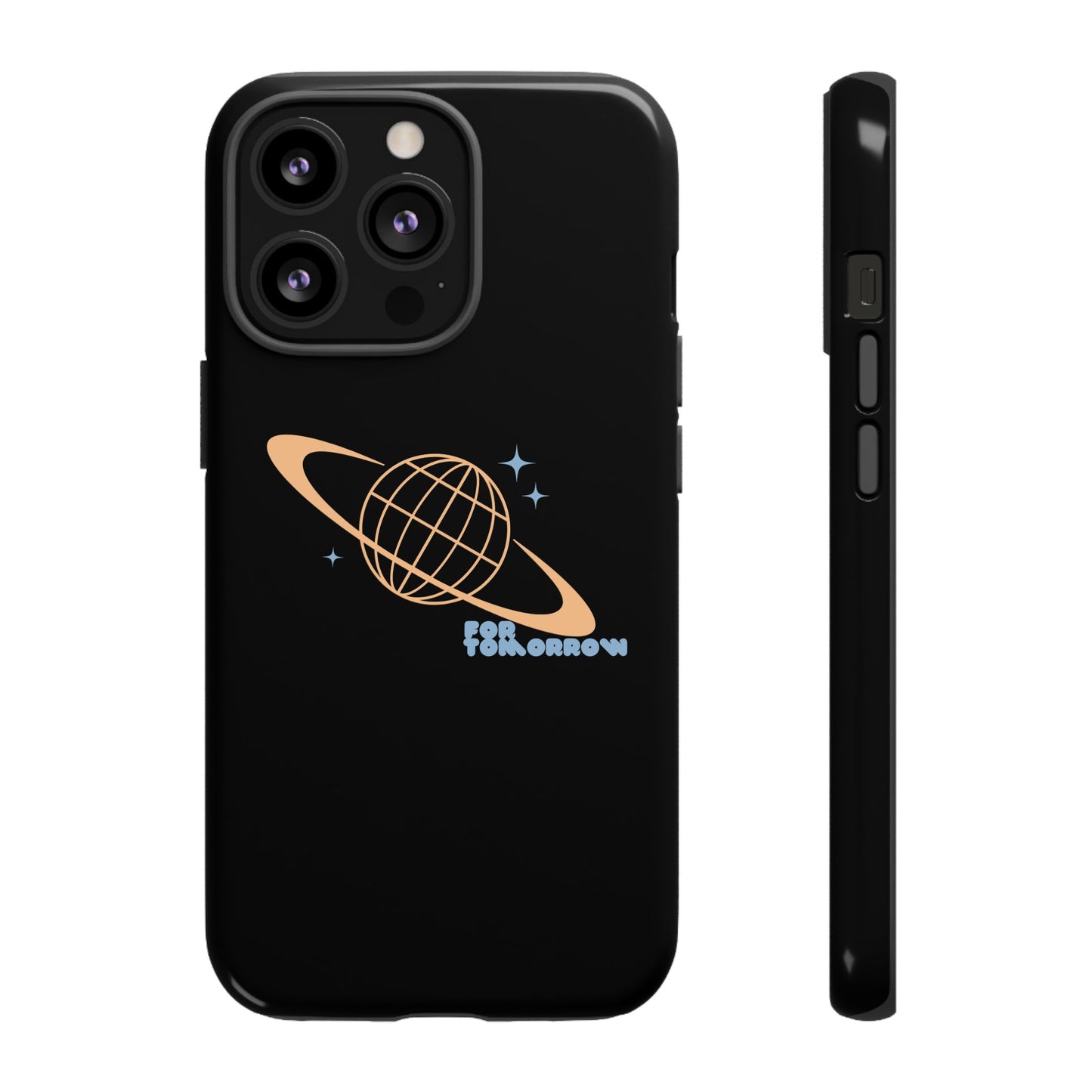 For Tomorrow - Give Me Space Tough iPhone Case Black