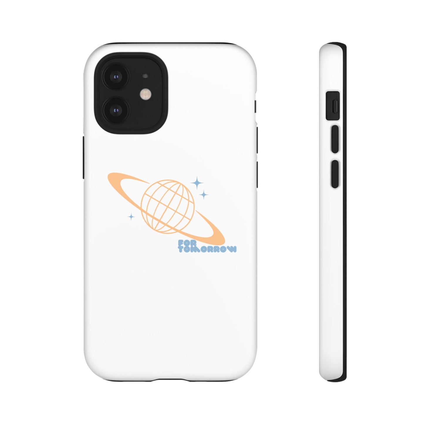 For Tomorrow - Give Me Space Tough iPhone Case White