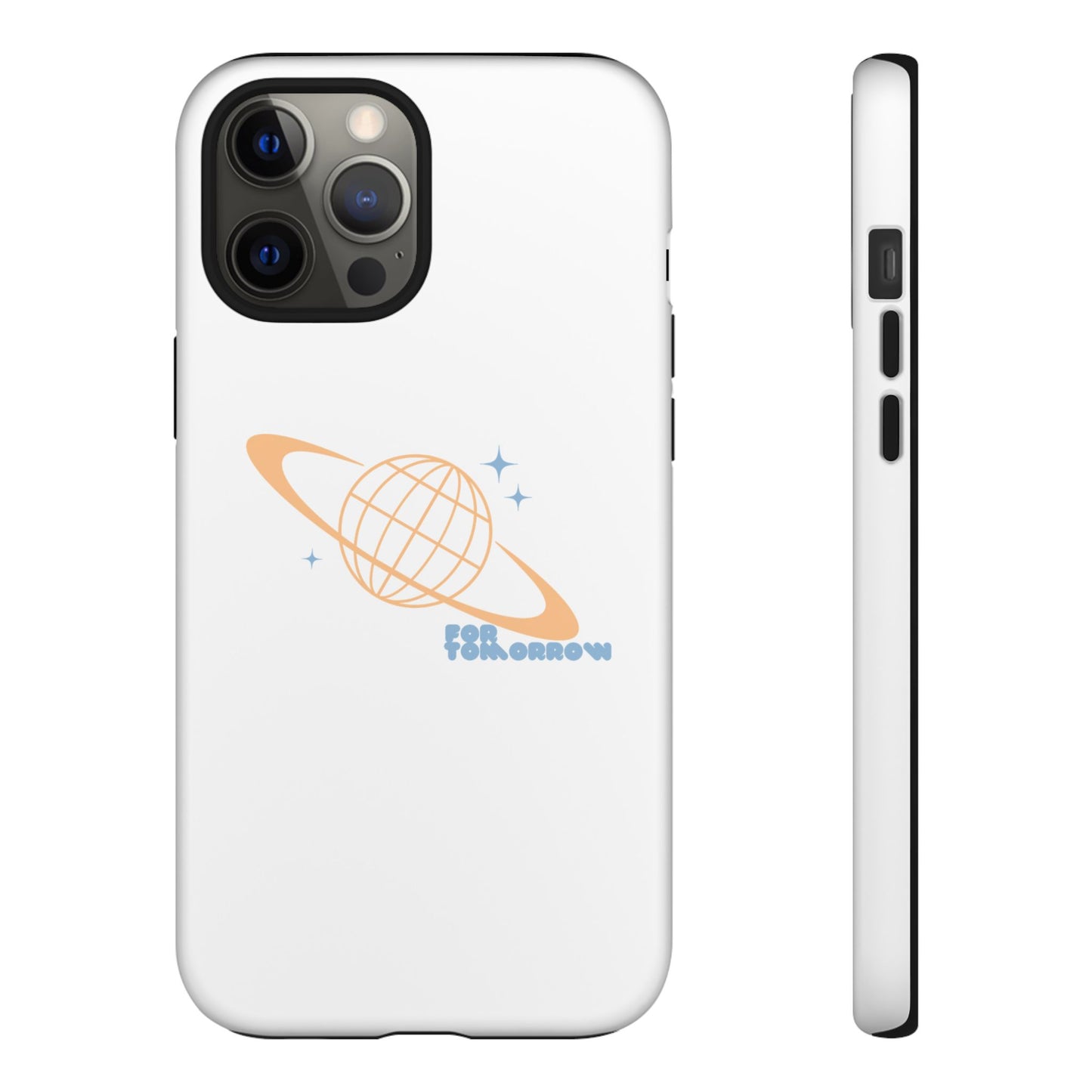 For Tomorrow - Give Me Space Tough iPhone Case White