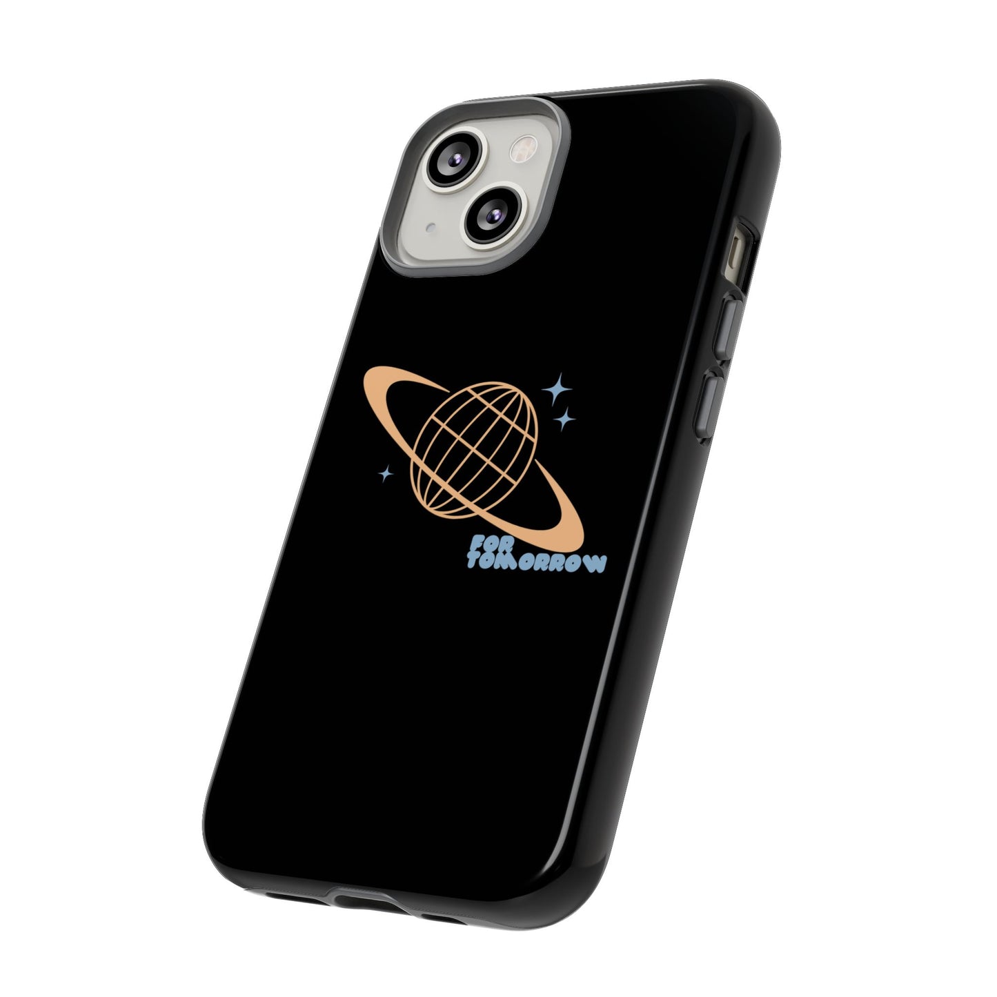 For Tomorrow - Give Me Space Tough iPhone Case Black