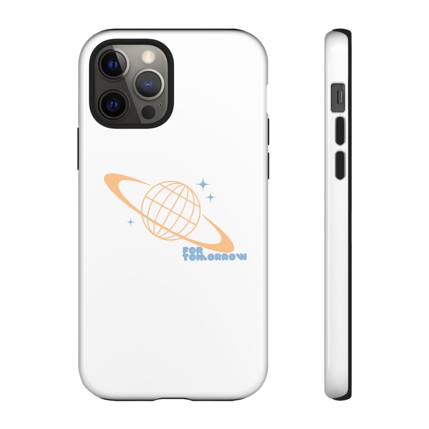 For Tomorrow - Give Me Space Tough iPhone Case White